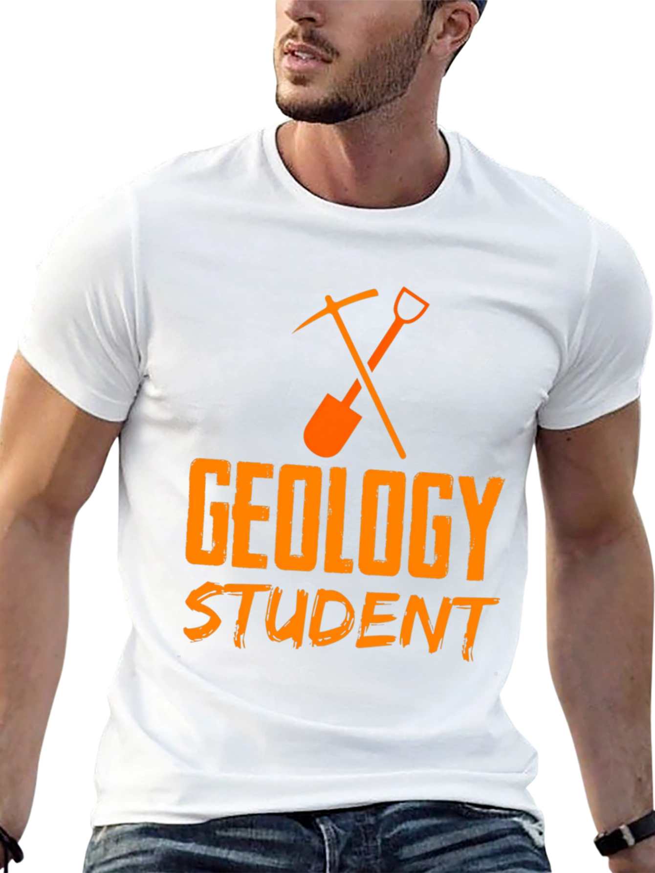 Geology Student T-Shirt - Black Cotton Tee