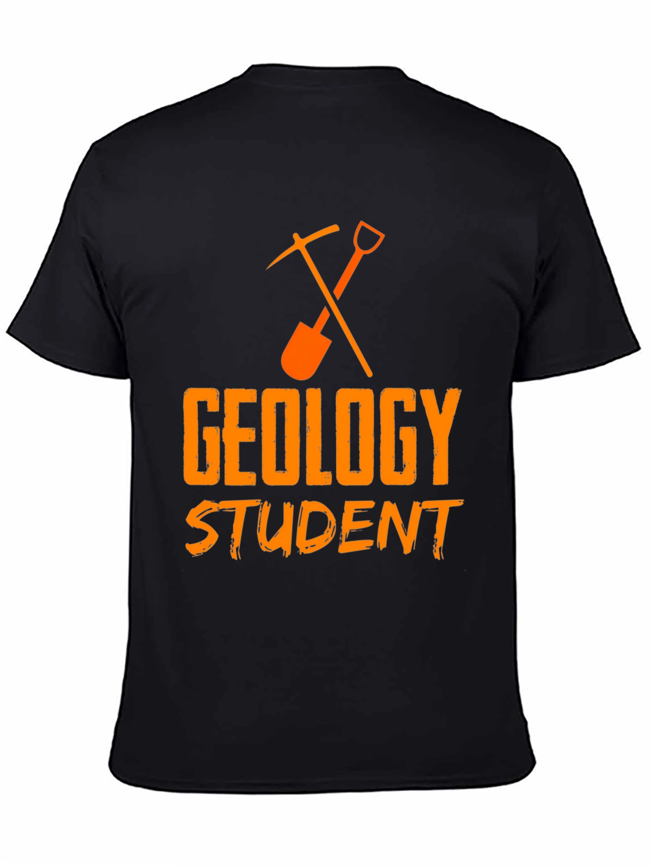 Geology Student T-Shirt - Black Cotton Tee