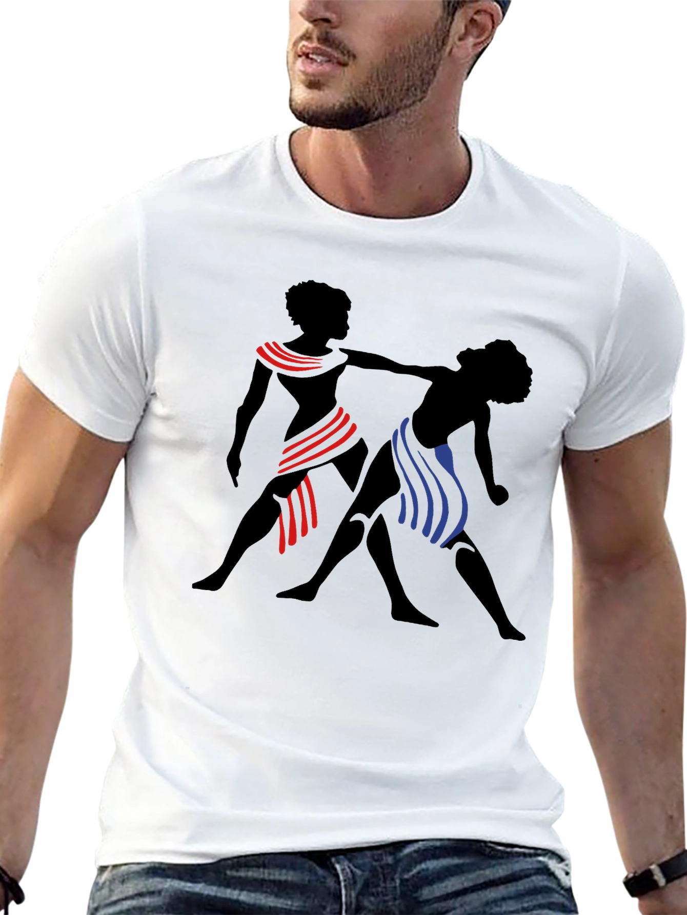 Silhouette Figures Graphic Tee