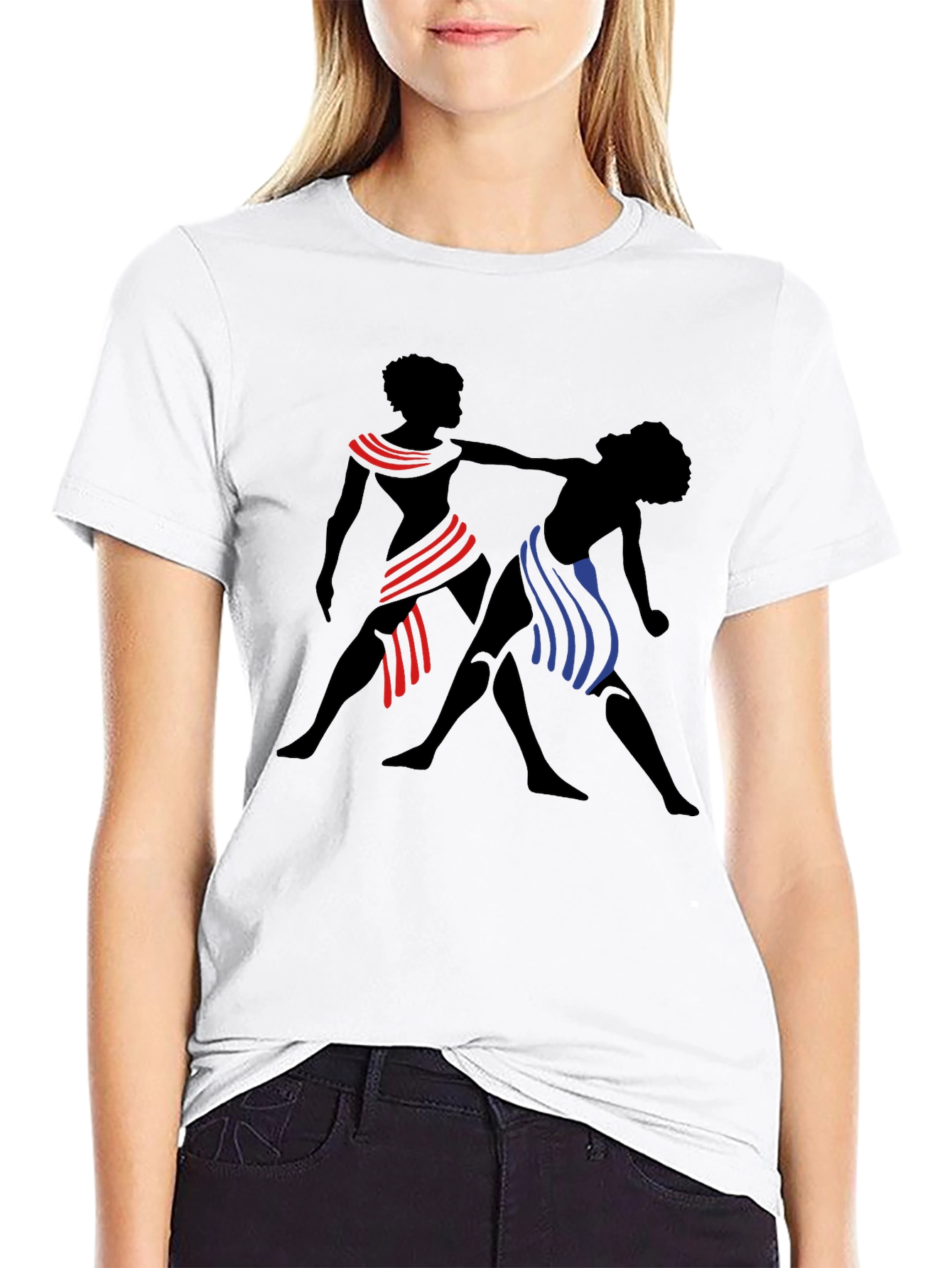 Silhouette Figures Graphic Tee