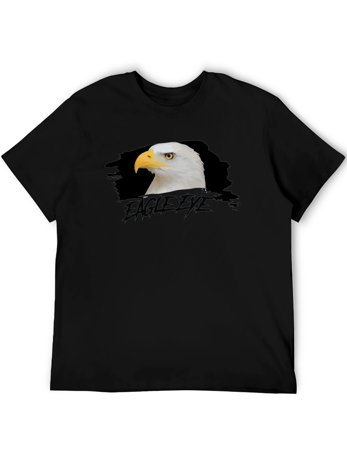 Eagle Eye Black T-Shirt Graphic Print