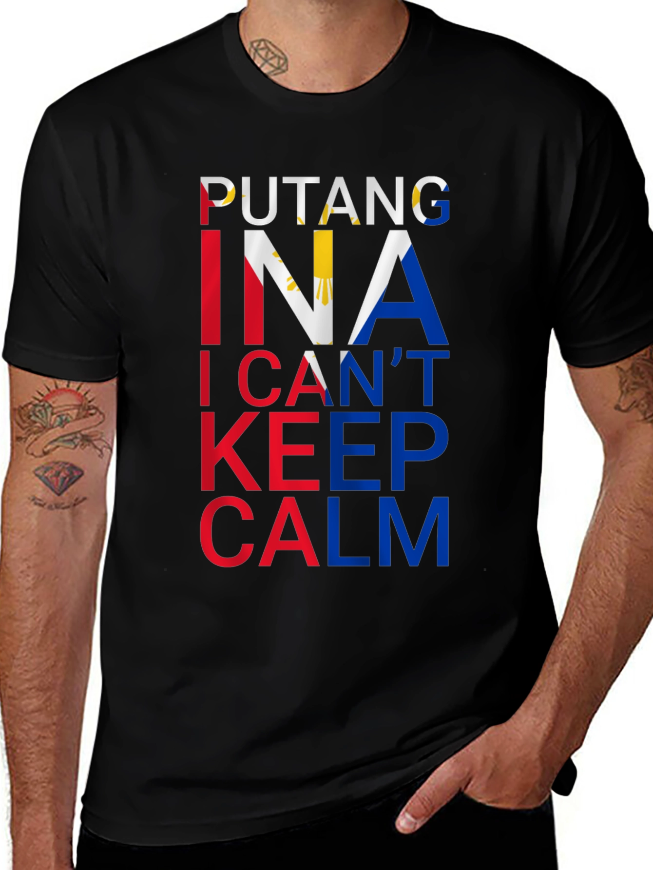 Funny Filipino Pride T-Shirt - I Cant Keep Calm