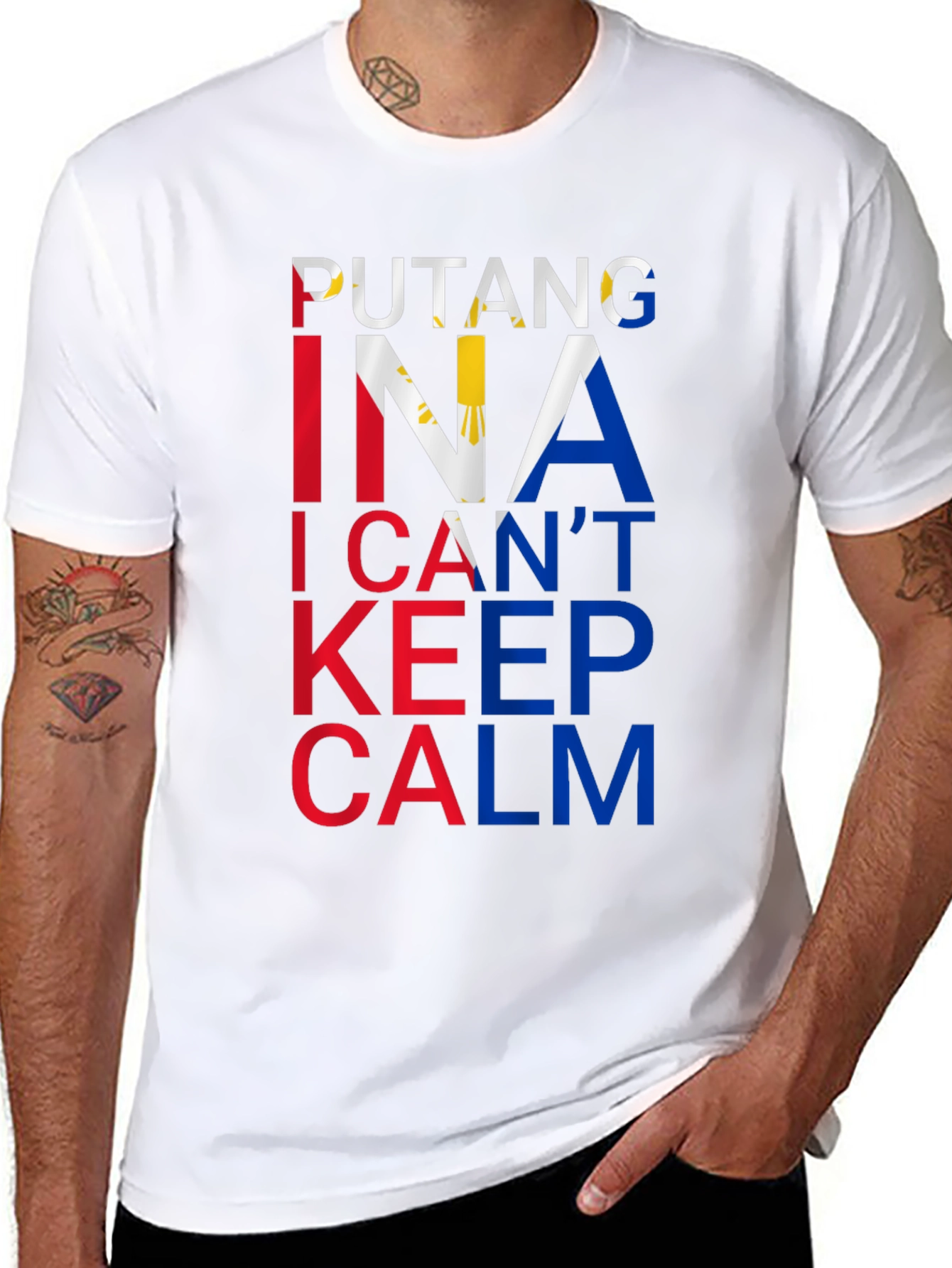 Funny Filipino Pride T-Shirt - I Cant Keep Calm