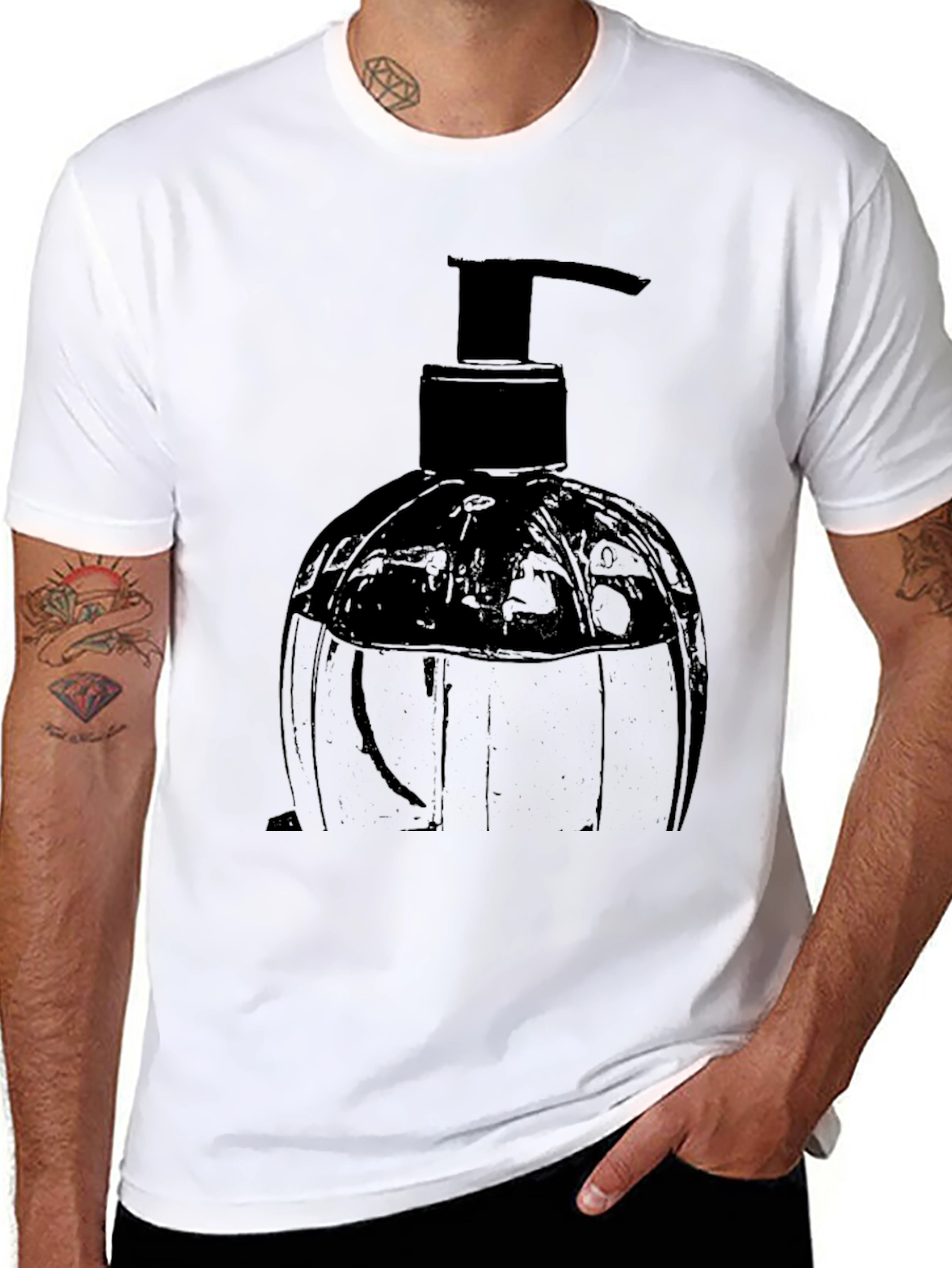 Black Soap Dispenser Graphic Tee