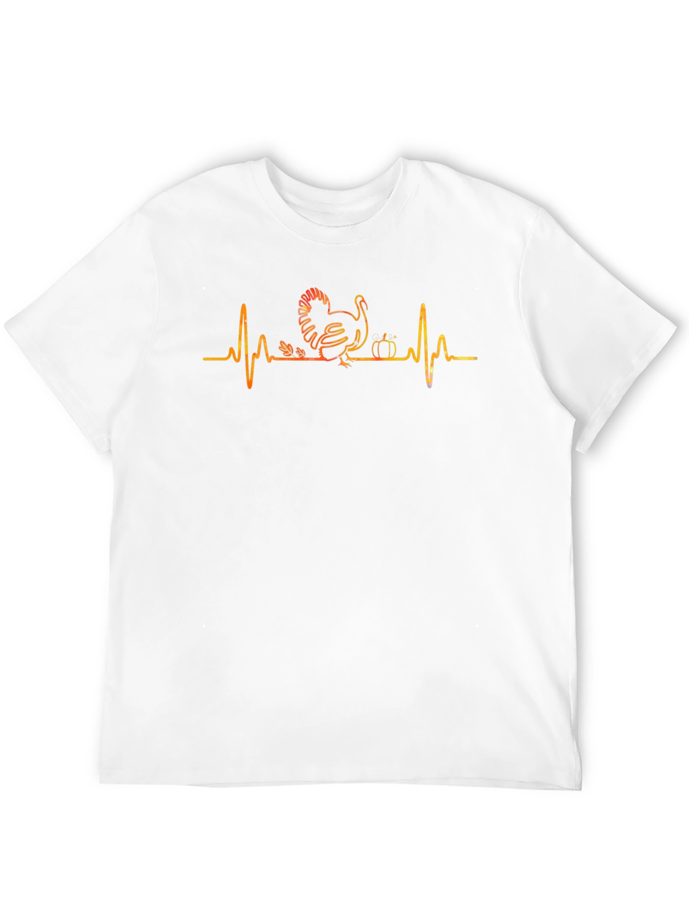 Thanksgiving Turkey Heartbeat T-Shirt