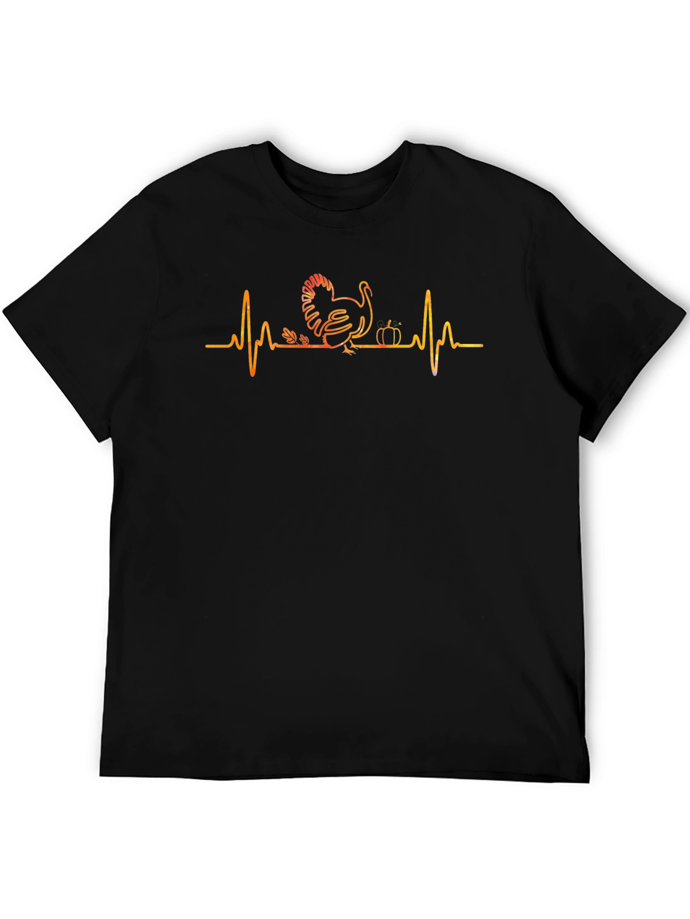 Thanksgiving Turkey Heartbeat T-Shirt