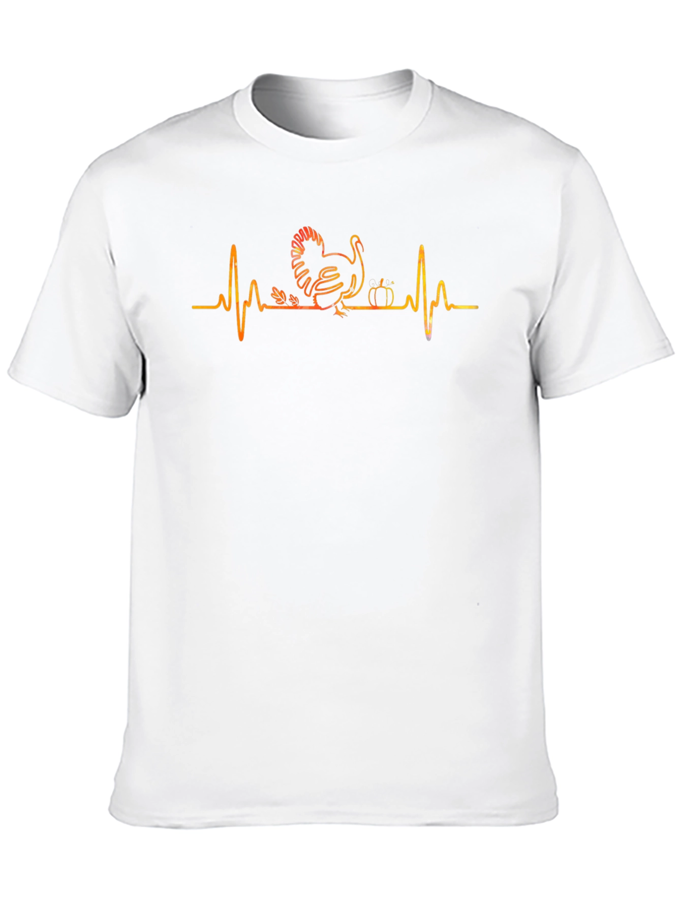 Thanksgiving Turkey Heartbeat T-Shirt