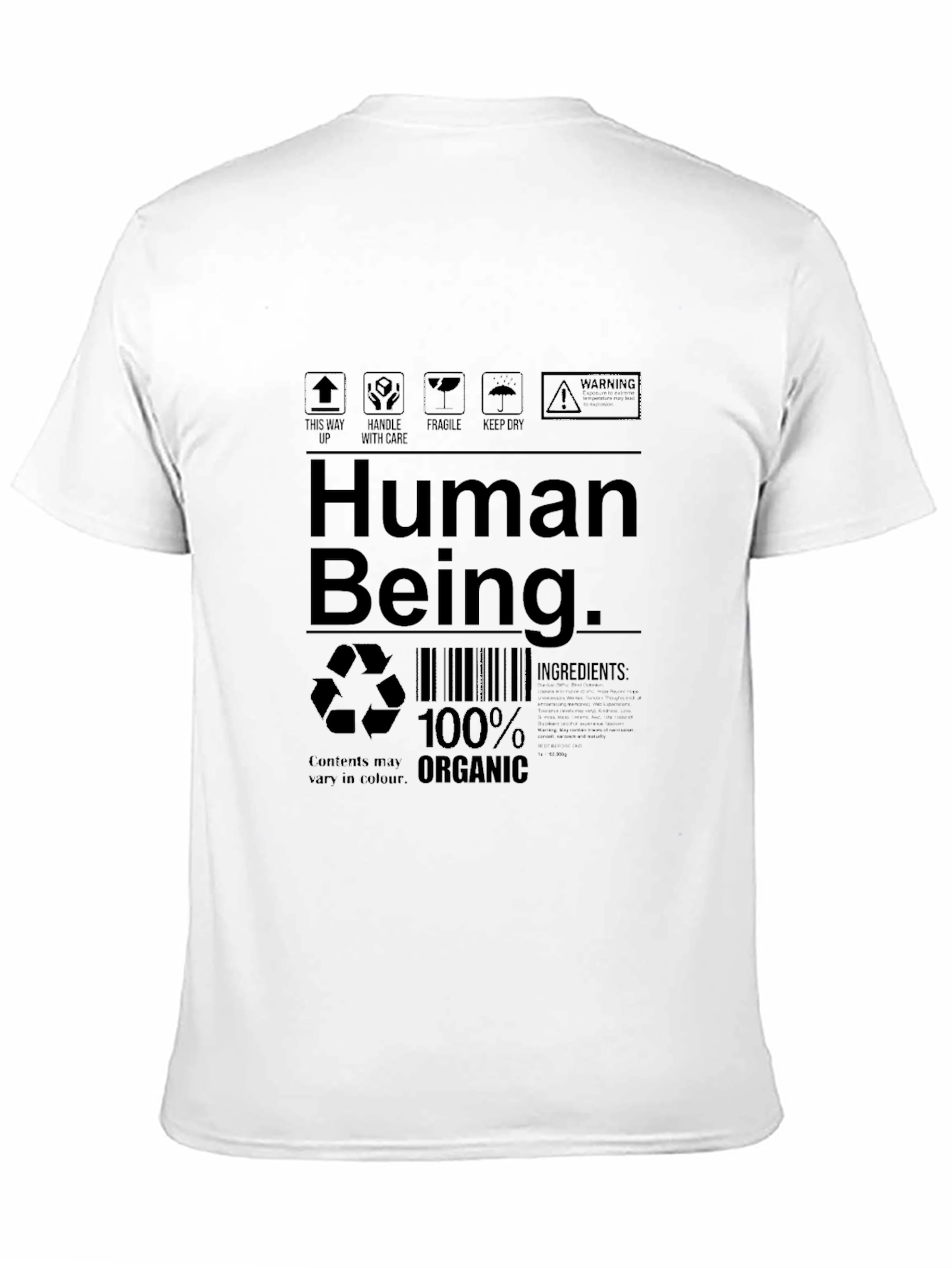 Human Being 100% Organic T-Shirt