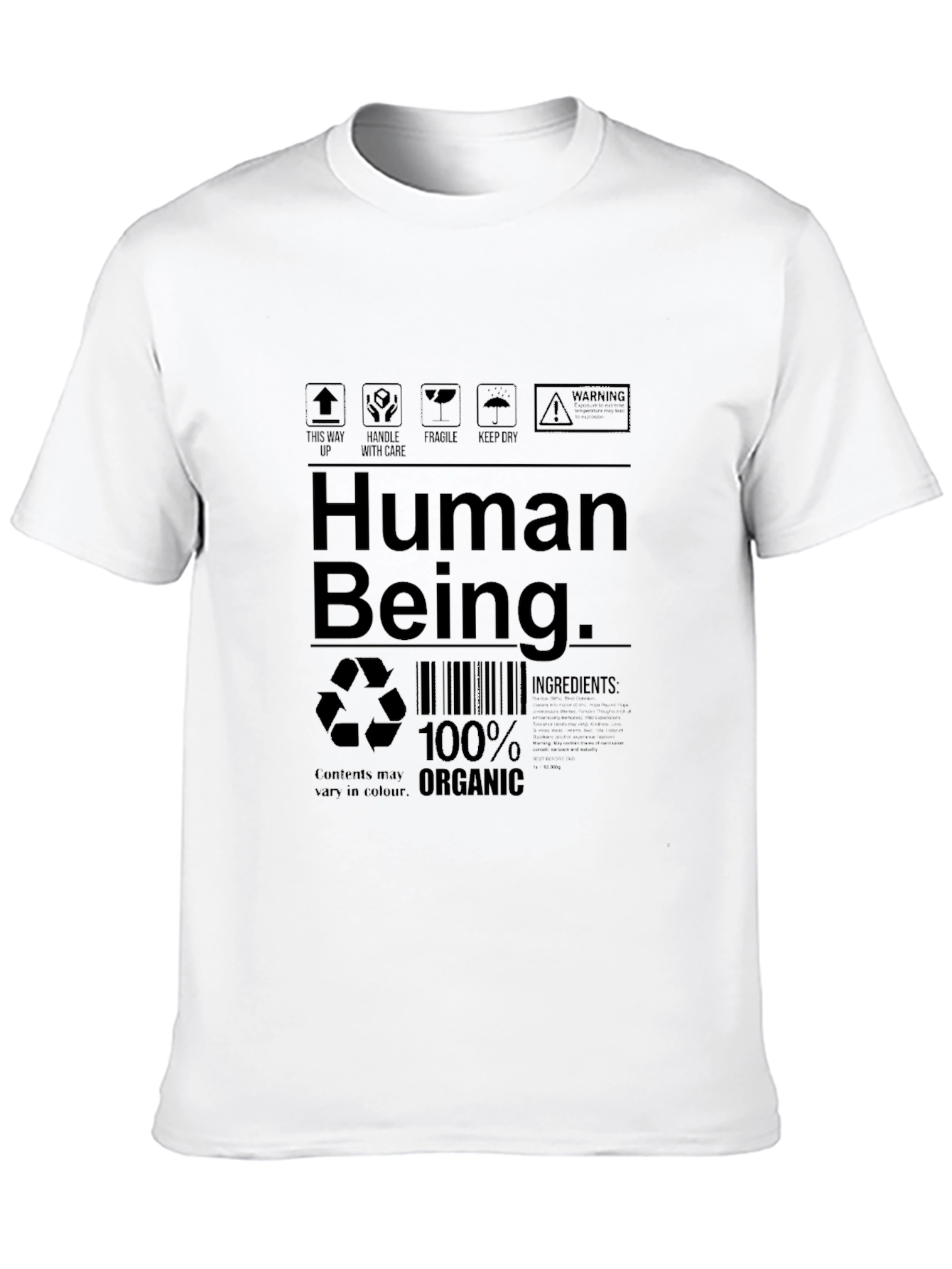 Human Being 100% Organic T-Shirt