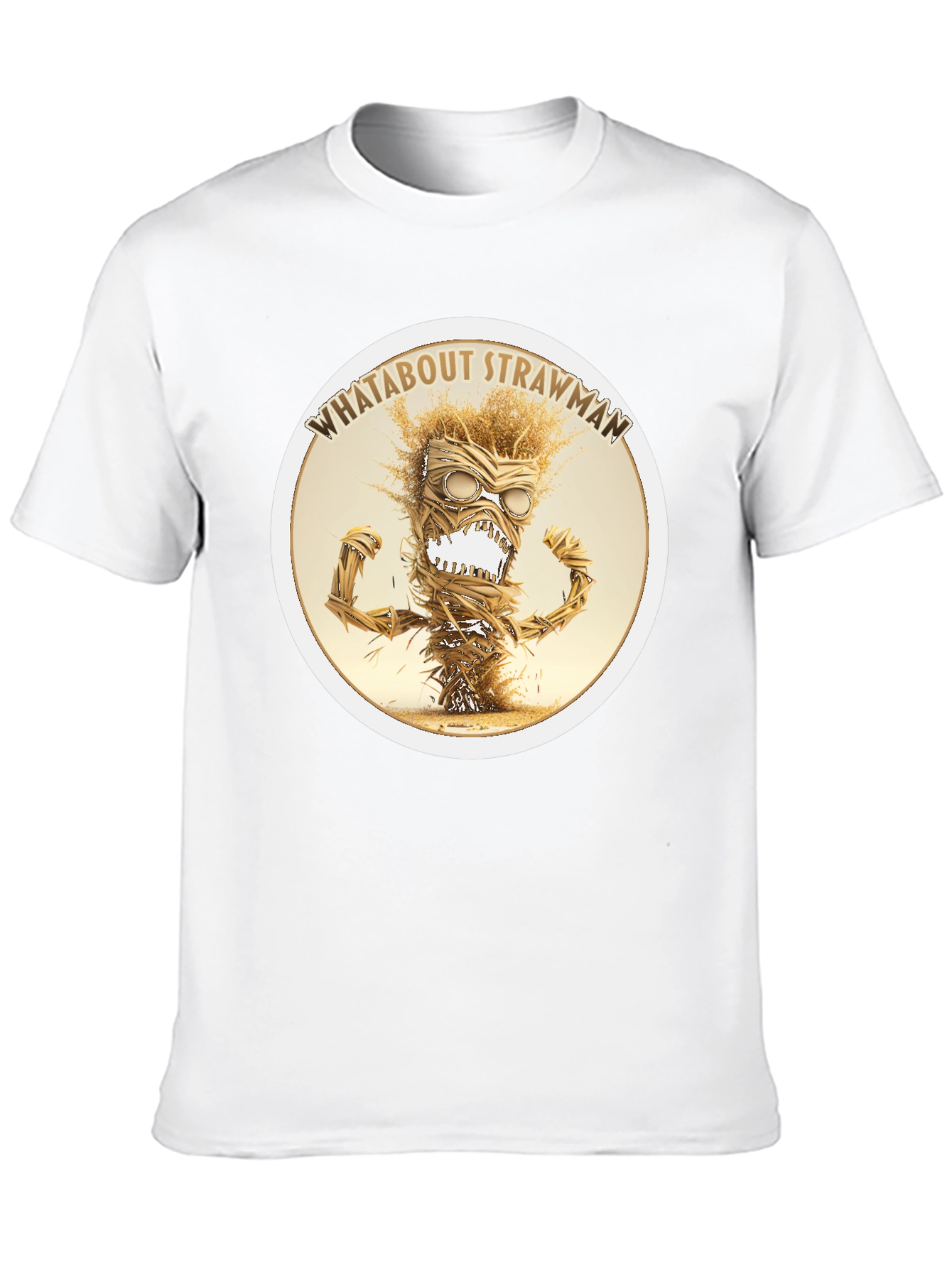 Whatabout Strawman Graphic T-Shirt - Unique Design