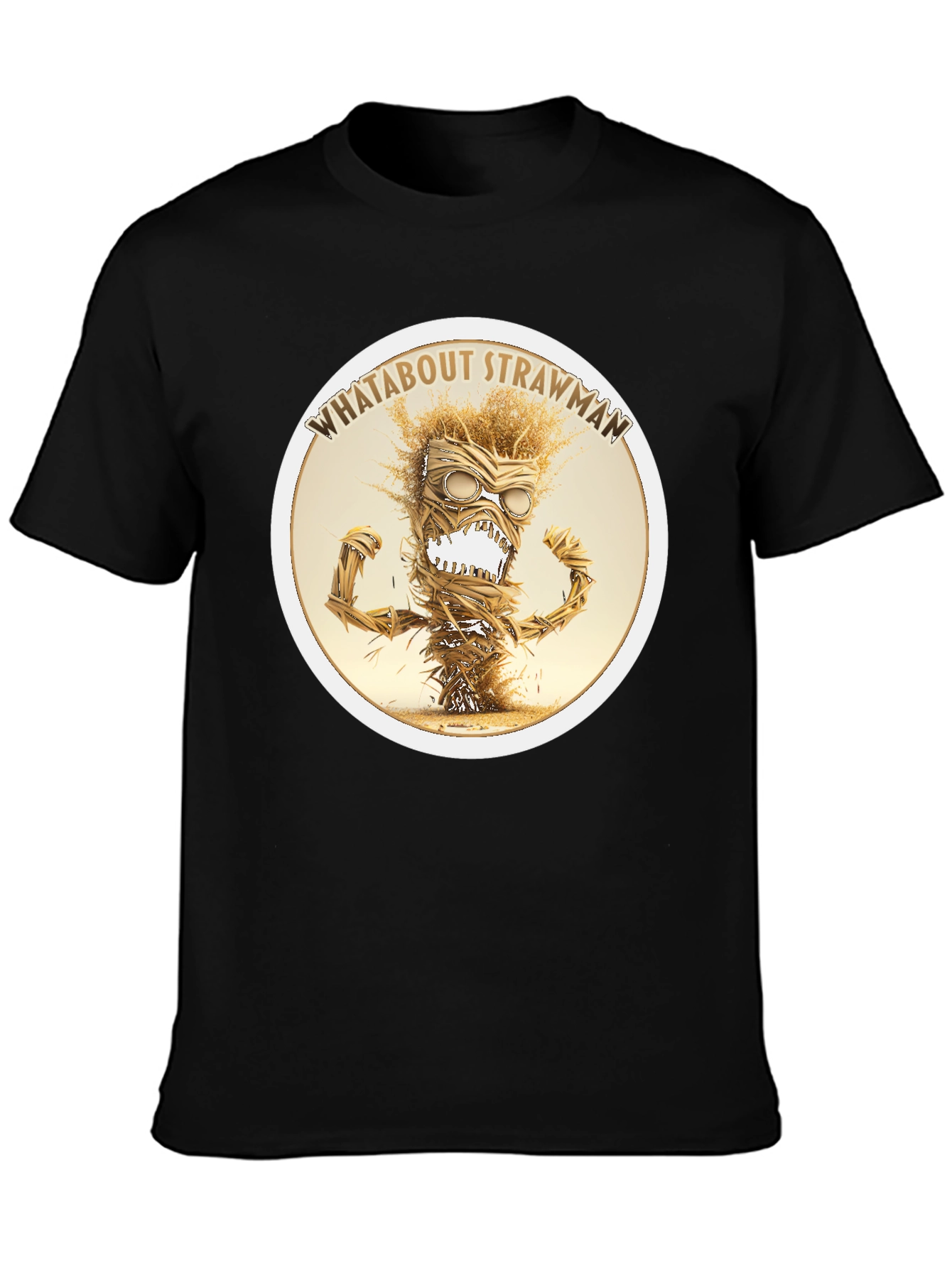 Whatabout Strawman Graphic T-Shirt - Unique Design