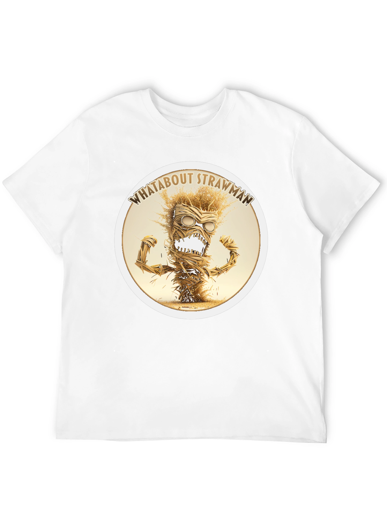 Whatabout Strawman Graphic T-Shirt - Unique Design