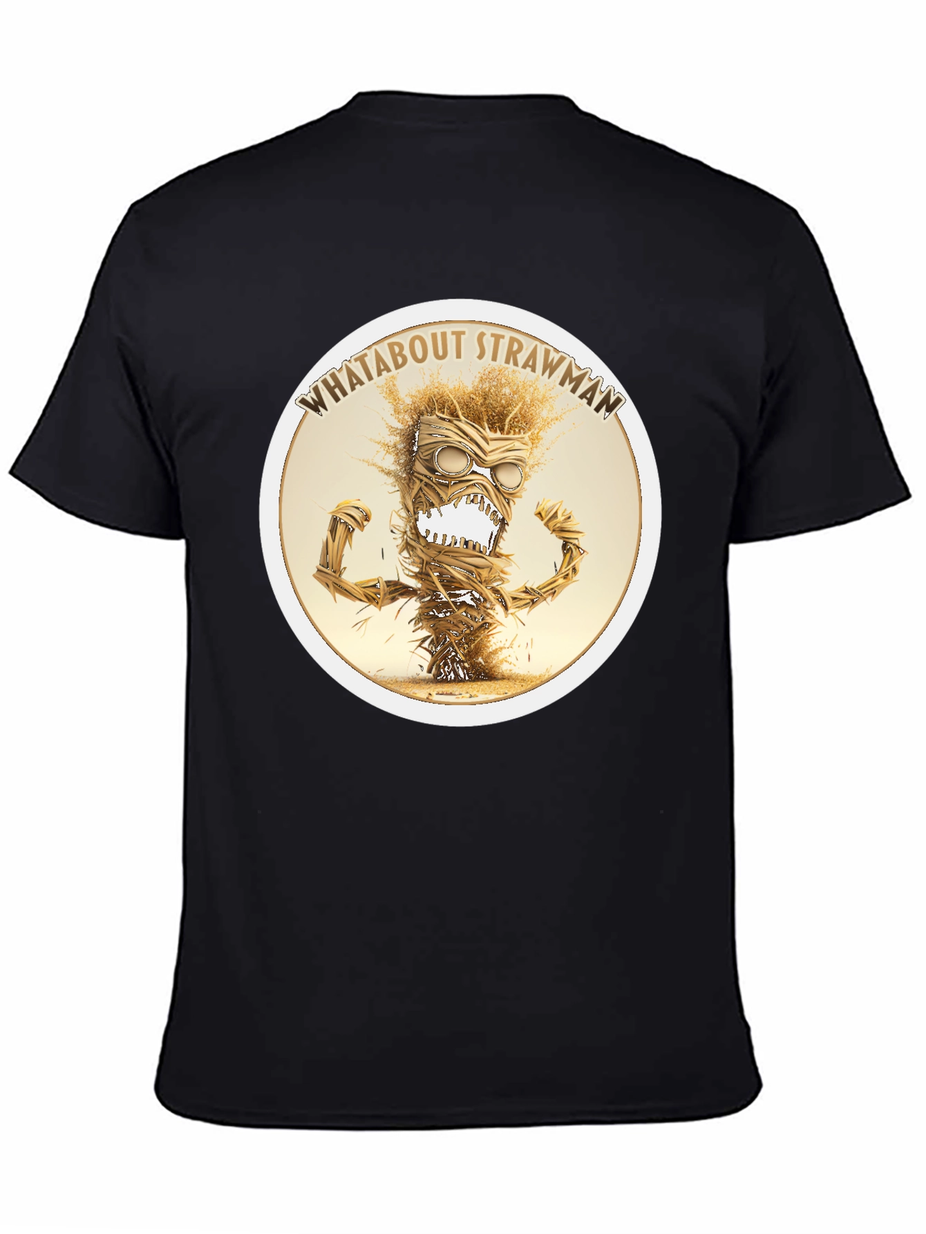 Whatabout Strawman Graphic T-Shirt - Unique Design