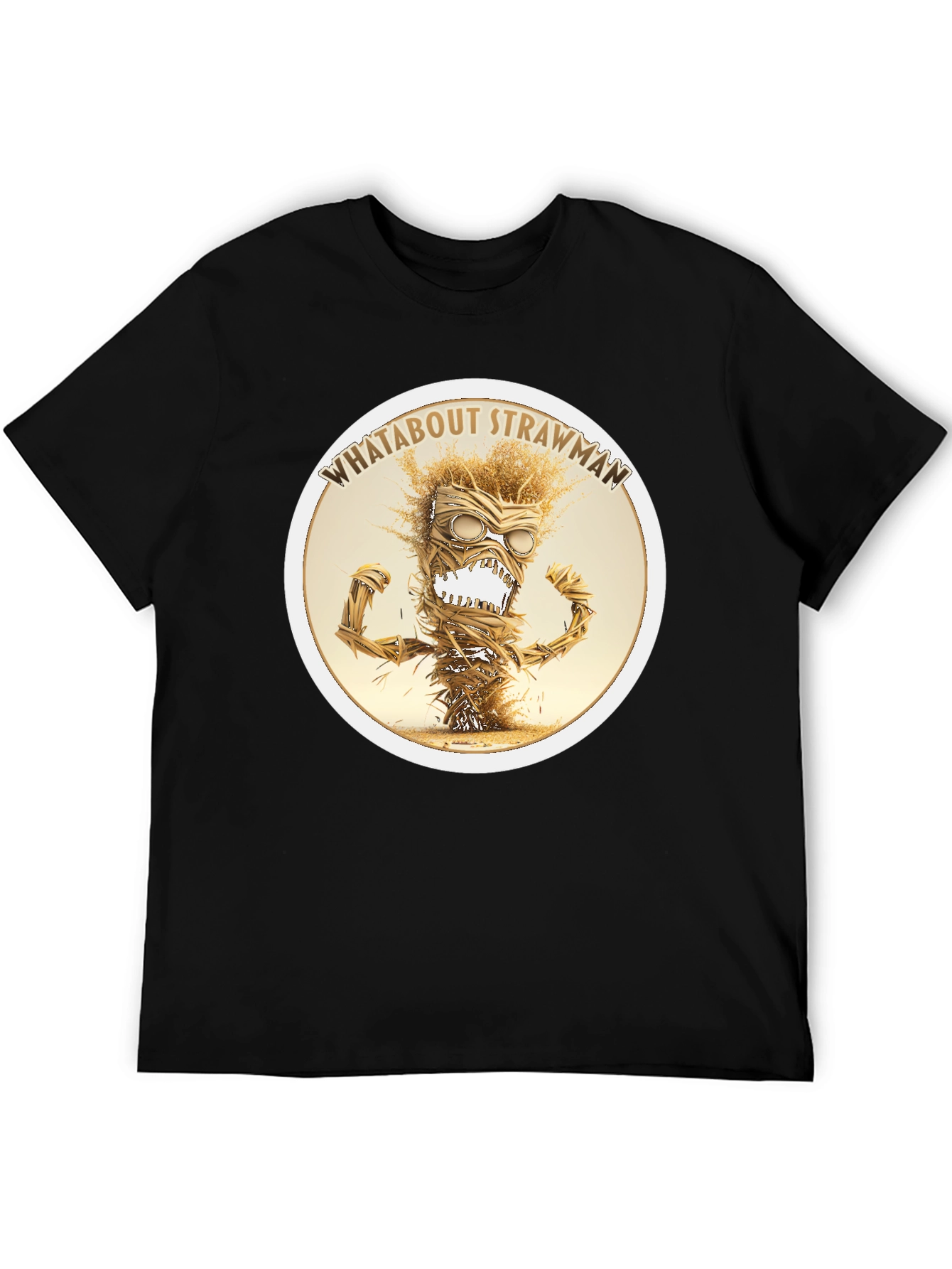 Whatabout Strawman Graphic T-Shirt - Unique Design