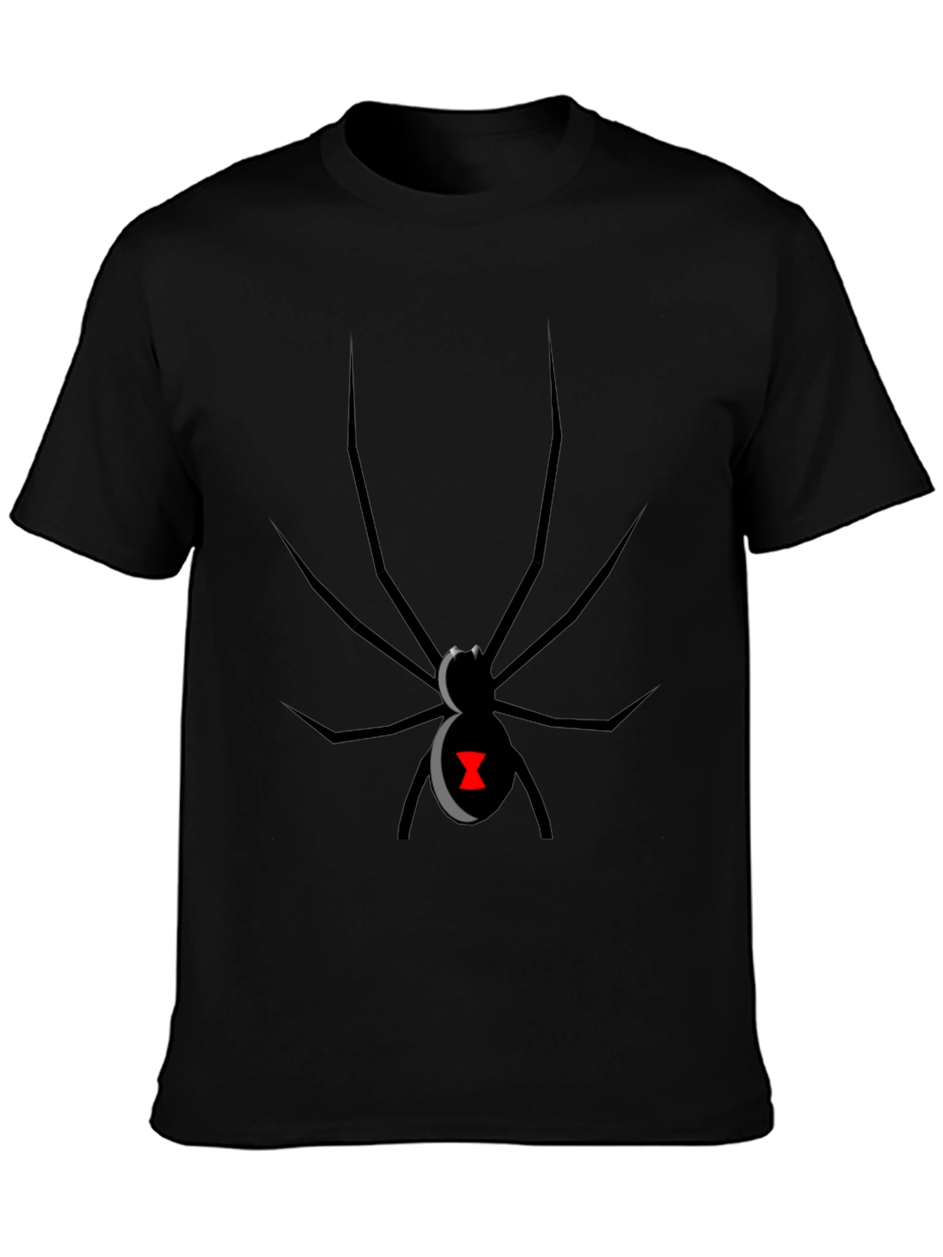 Black Widow Spider Graphic Tee - Stylish & Unique