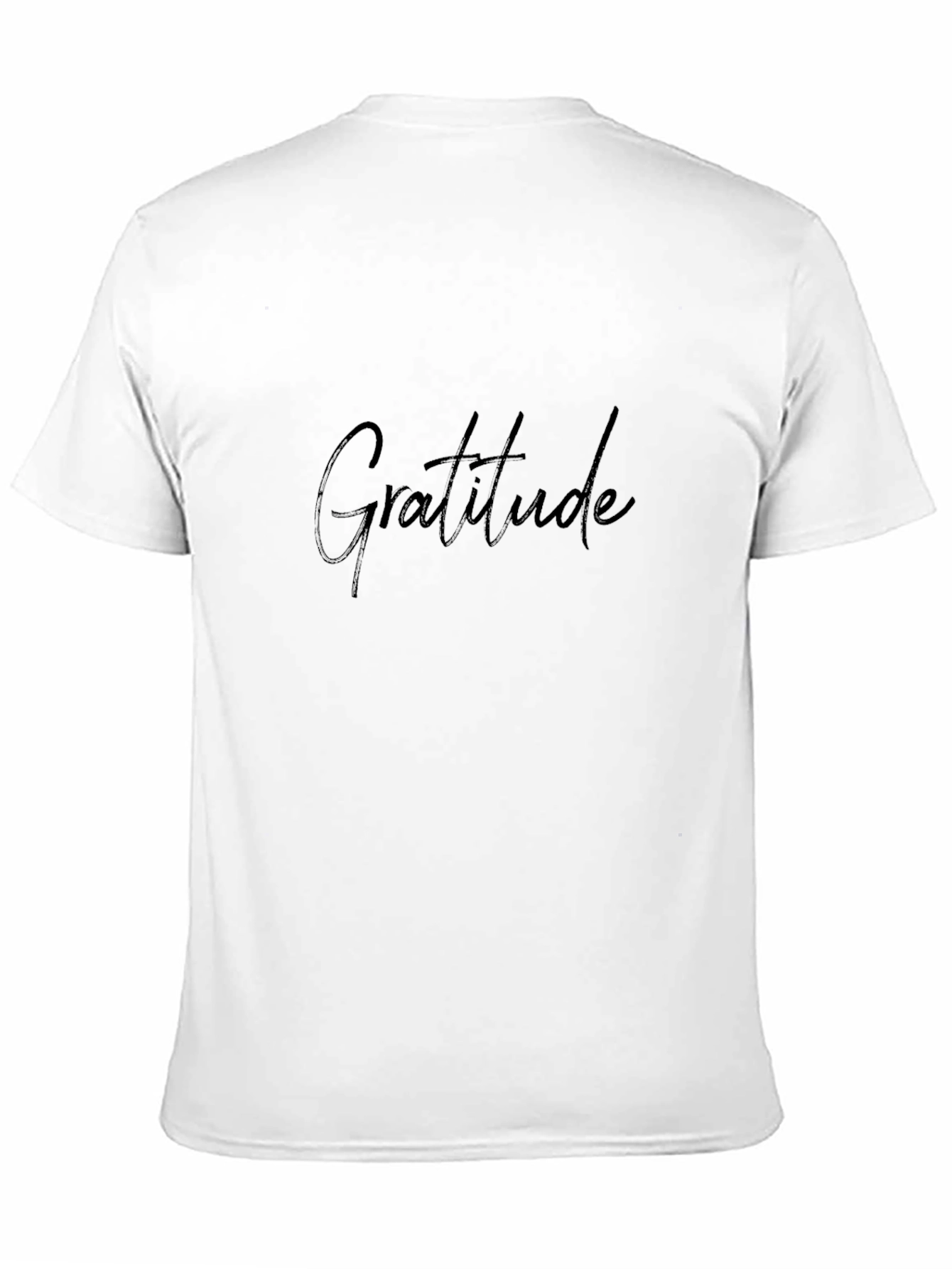 Gratitude Black Tee - Stylish & Comfortable