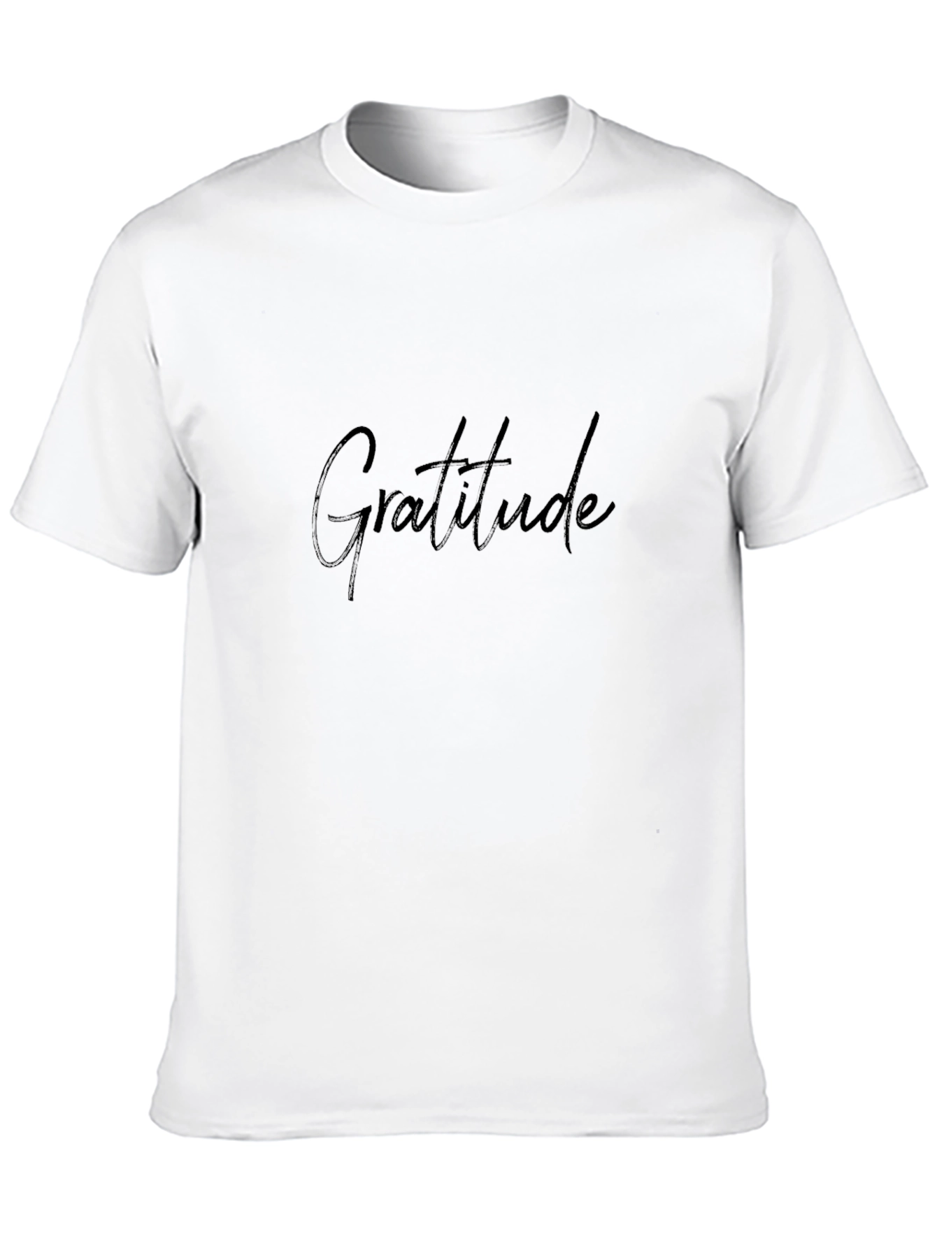 Gratitude Black Tee - Stylish & Comfortable