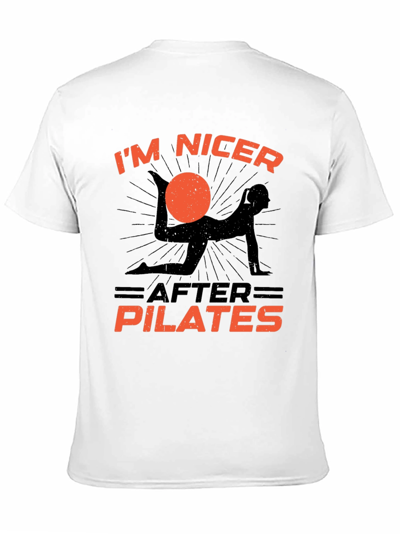 Pilates T-Shirt: Im Nicer After Pilates Graphic Tee
