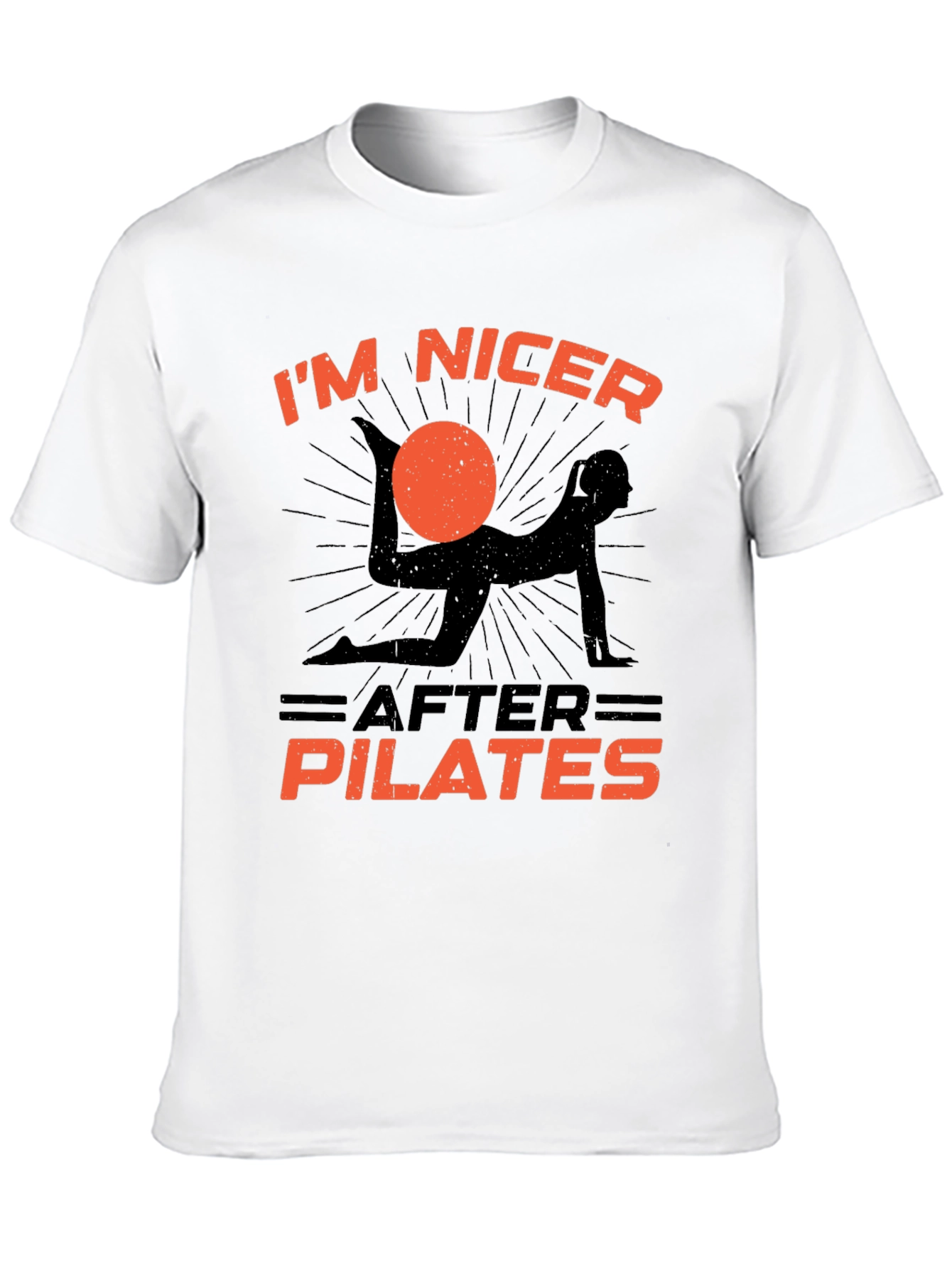 Pilates T-Shirt: Im Nicer After Pilates Graphic Tee