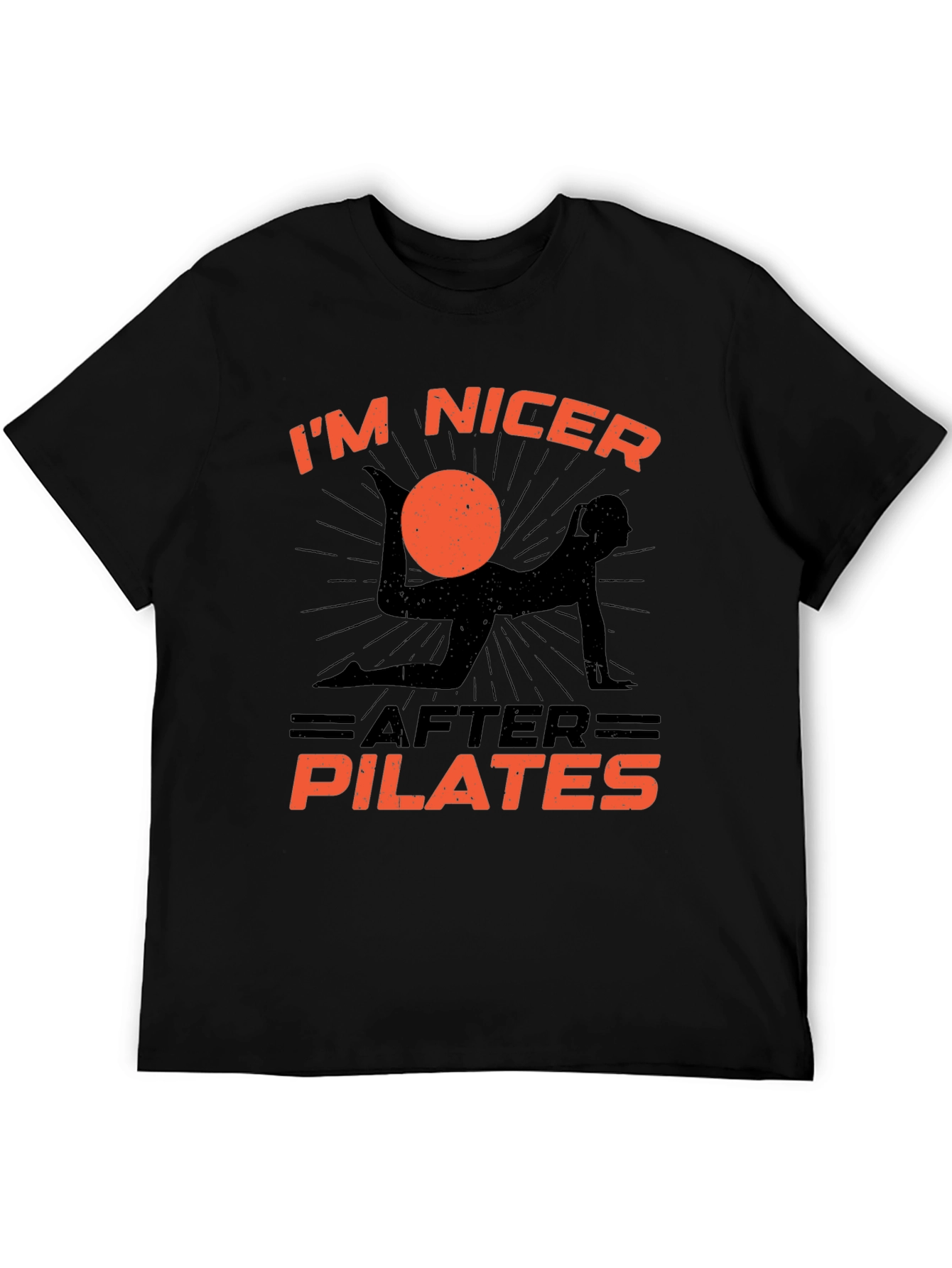 Pilates T-Shirt: Im Nicer After Pilates Graphic Tee