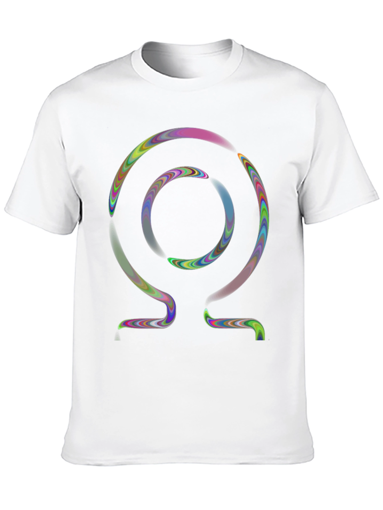 Abstract Omega Symbol T-Shirt
