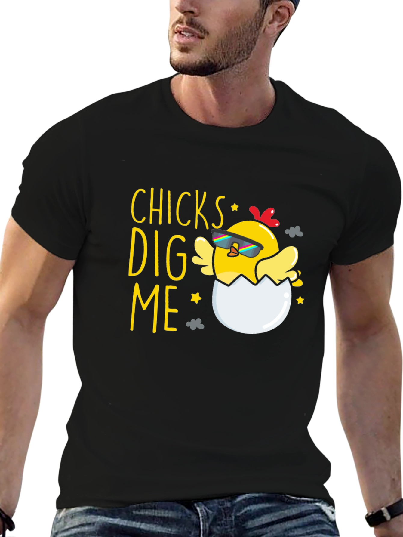 Funny Chicks Dig Me Easter T-Shirt