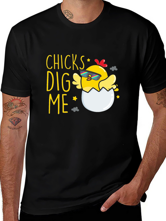 Funny Chicks Dig Me Easter T-Shirt