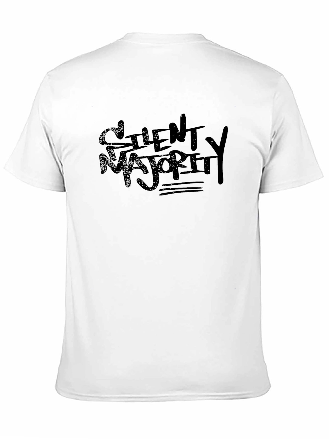 Silent Majority Graphic Black T-Shirt