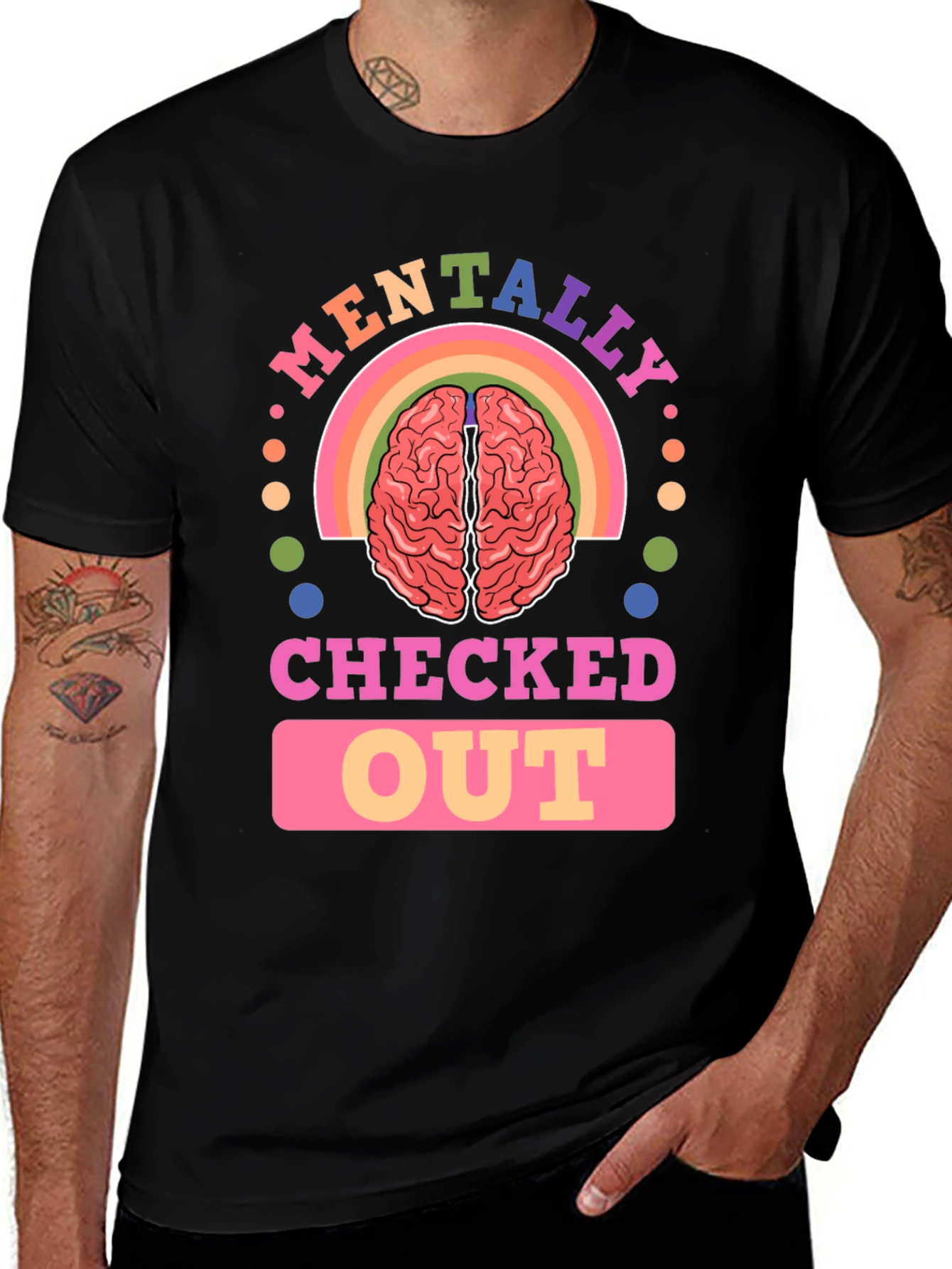 Mentally Checked Out Graphic Tee - Unisex