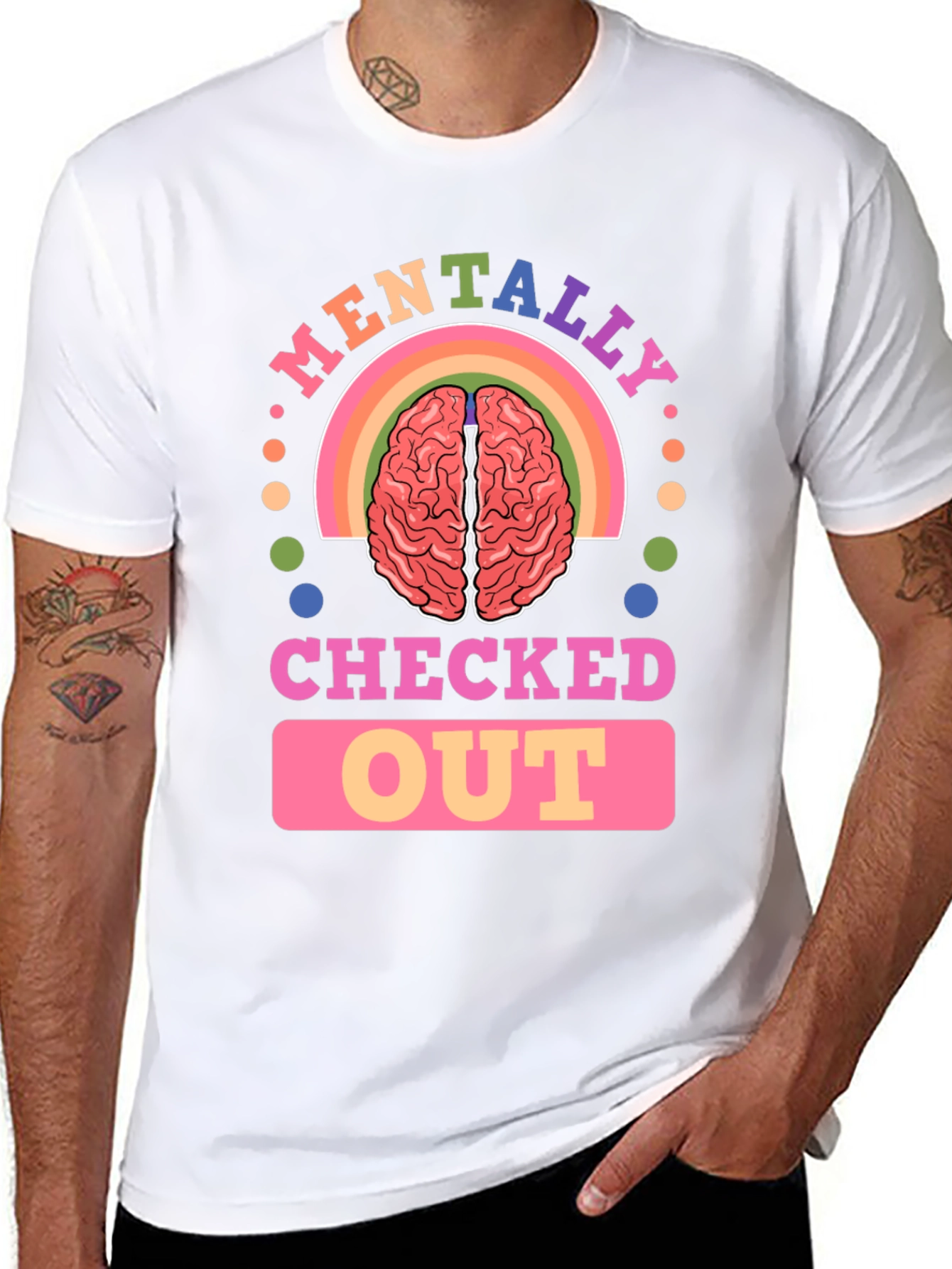 Mentally Checked Out Graphic Tee - Unisex