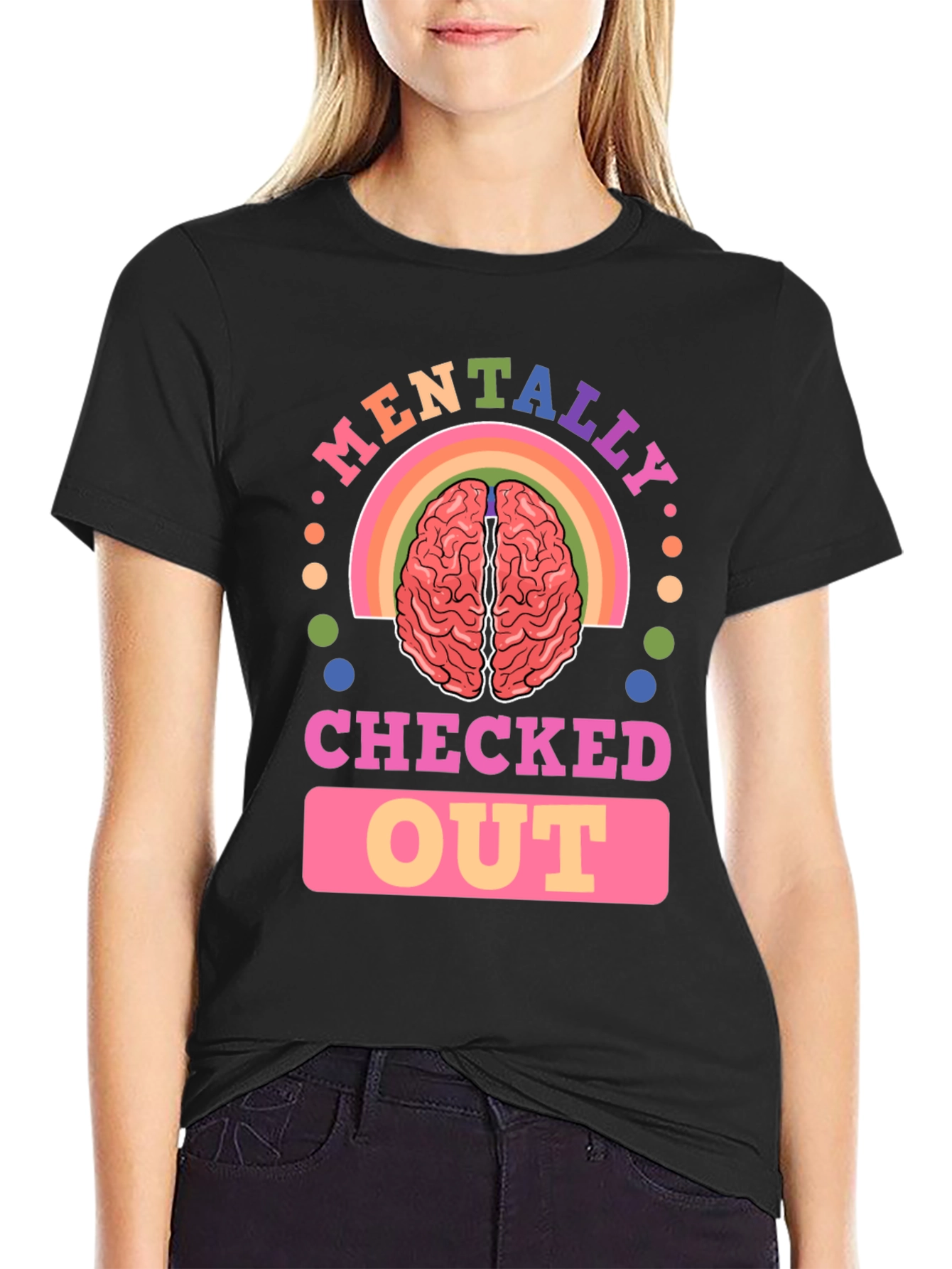 Mentally Checked Out Graphic Tee - Unisex