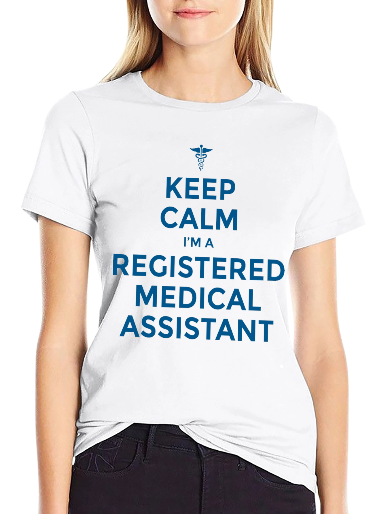 Keep Calm Registered Medical Assistant Graphic T-Shirt