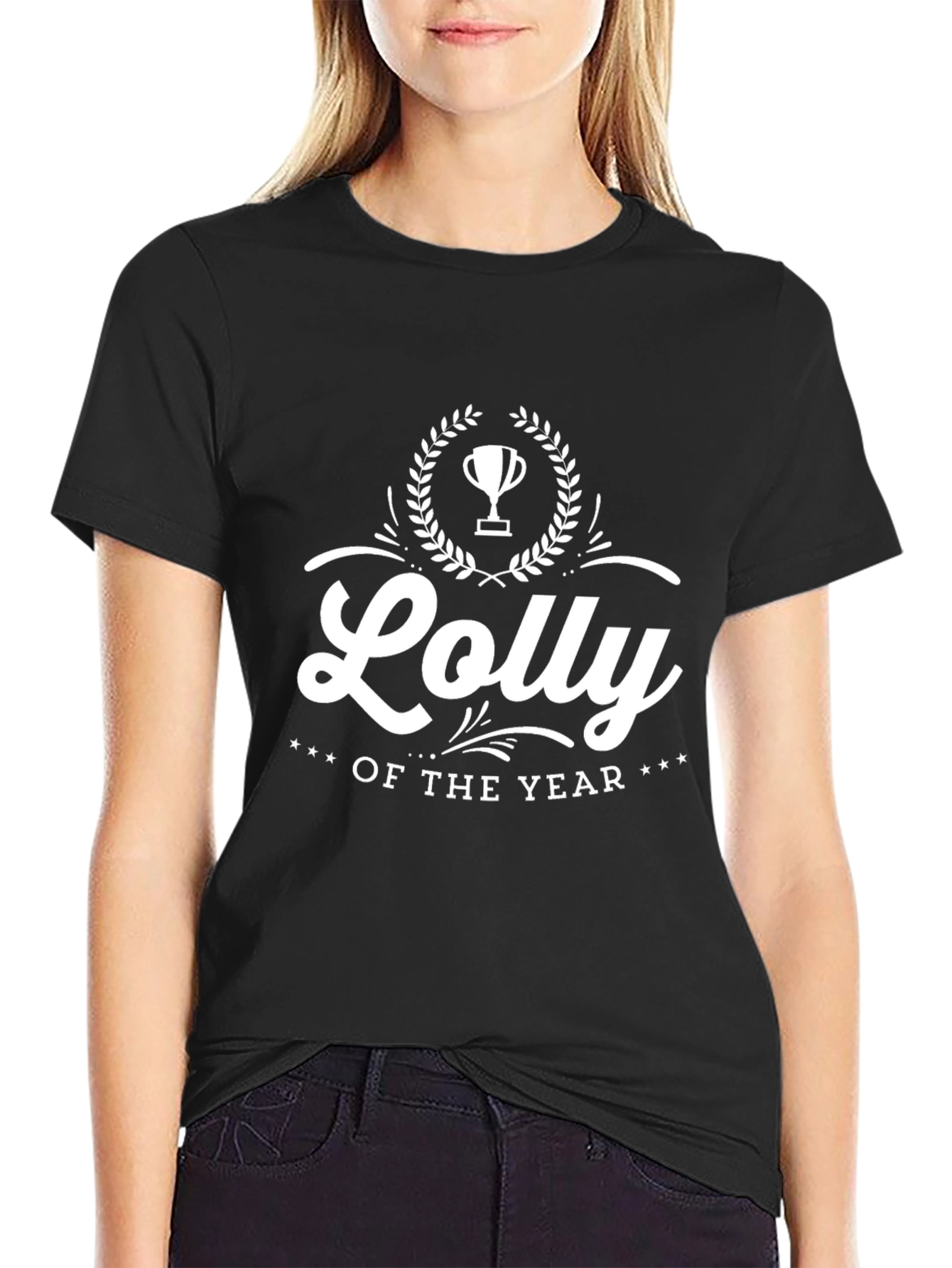 Lolly of the Year T-Shirt - Black Graphic Tee