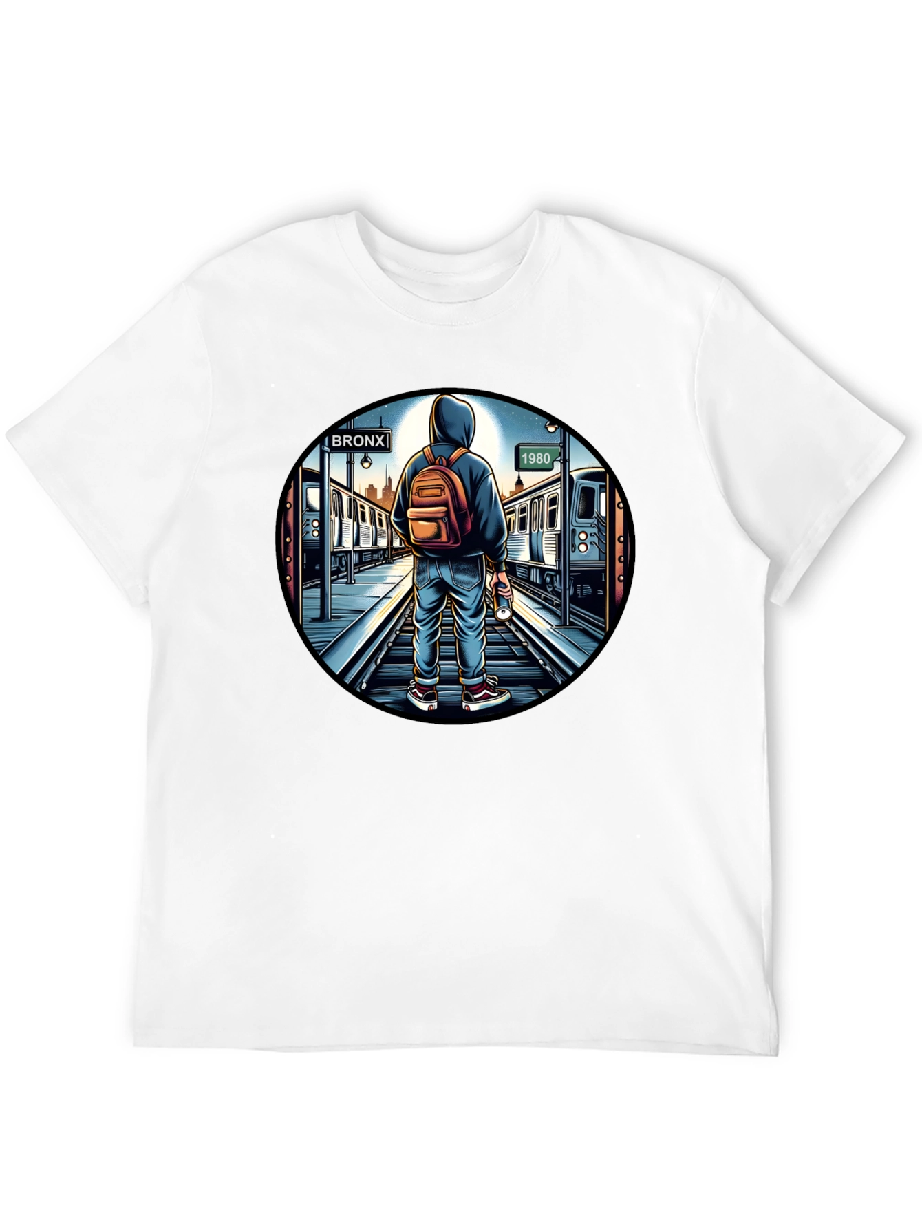 Bronx 1980s Subway Graphic Tee
