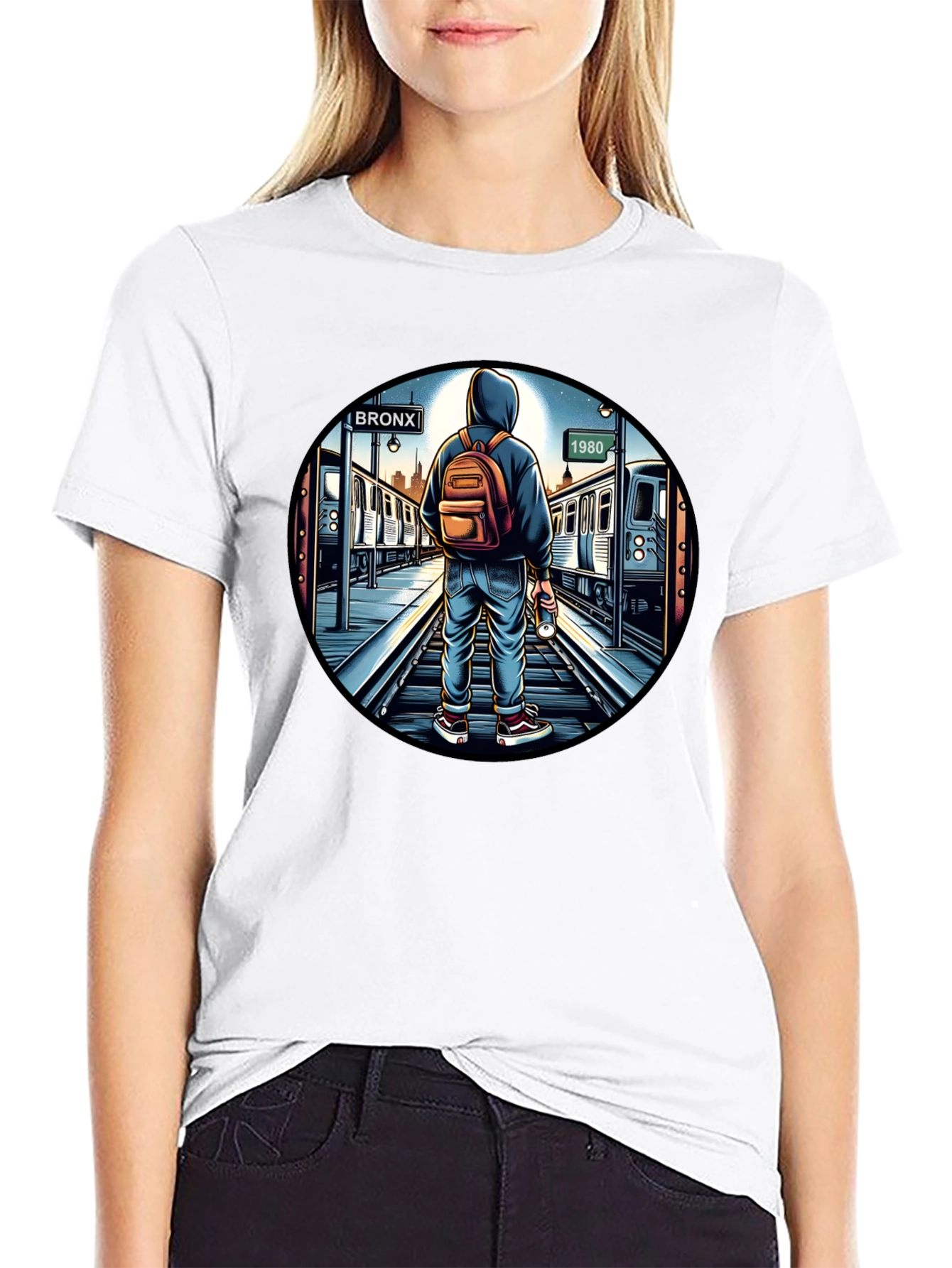 Bronx 1980s Subway Graphic Tee
