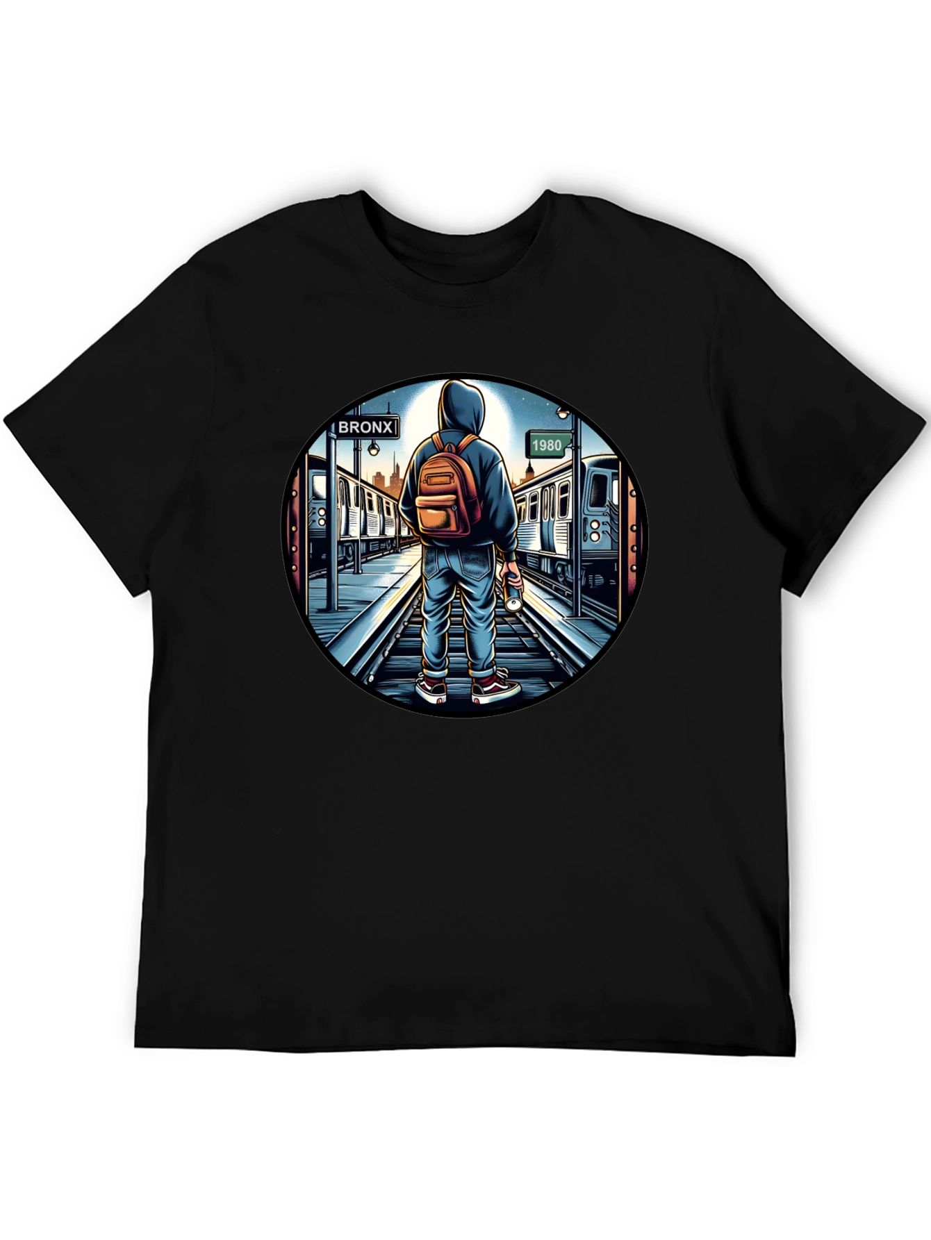 Bronx 1980s Subway Graphic Tee