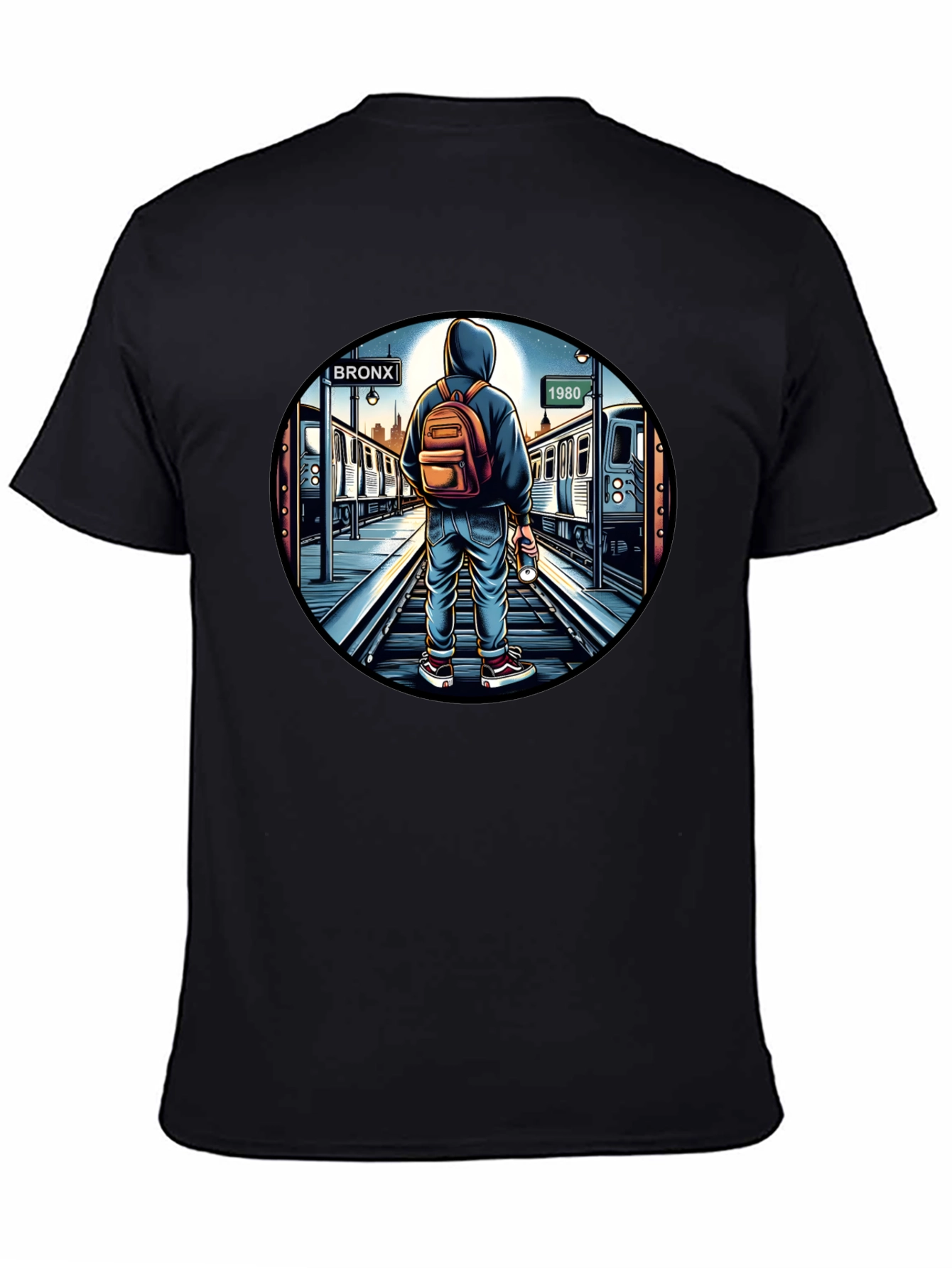 Bronx 1980s Subway Graphic Tee