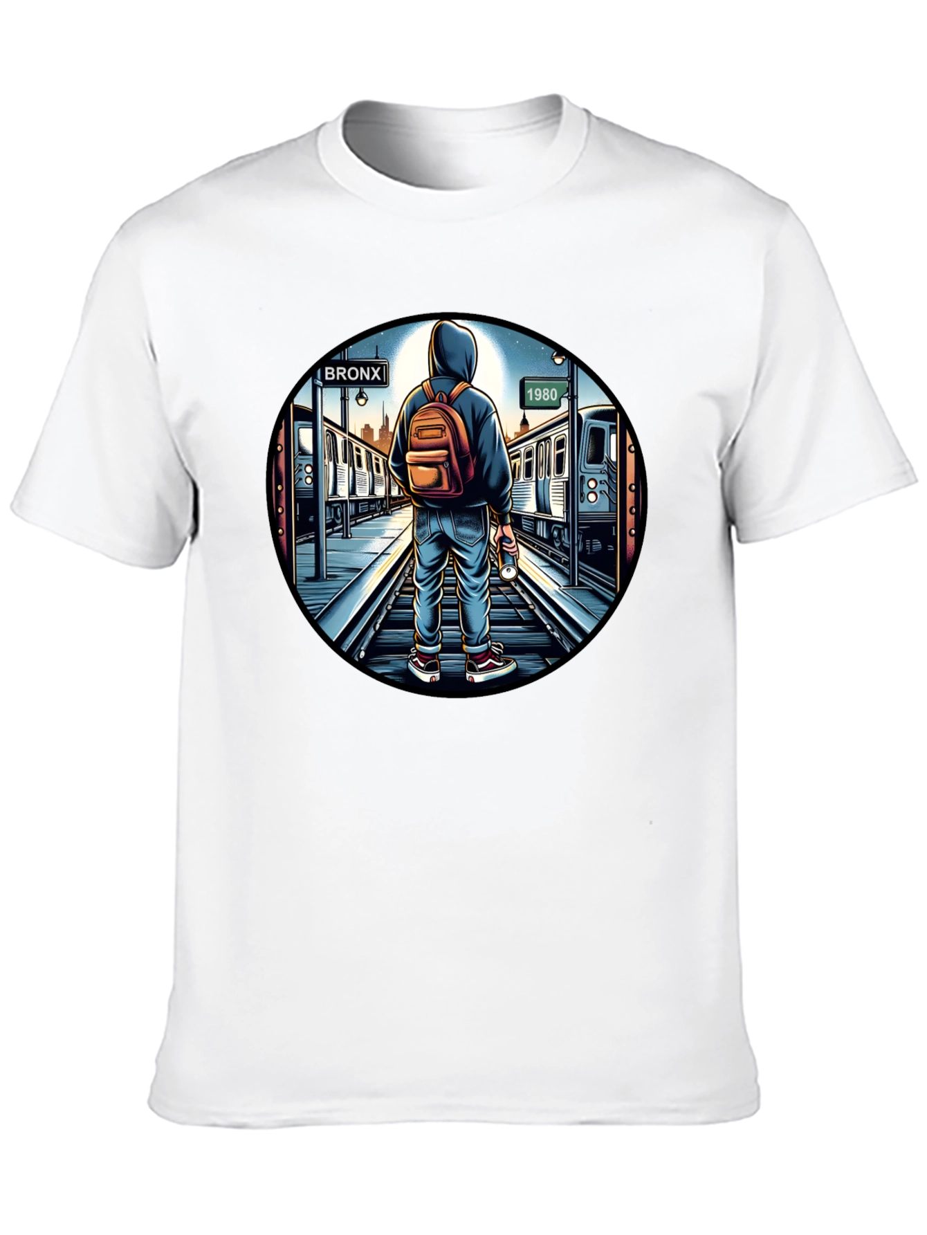 Bronx 1980s Subway Graphic Tee