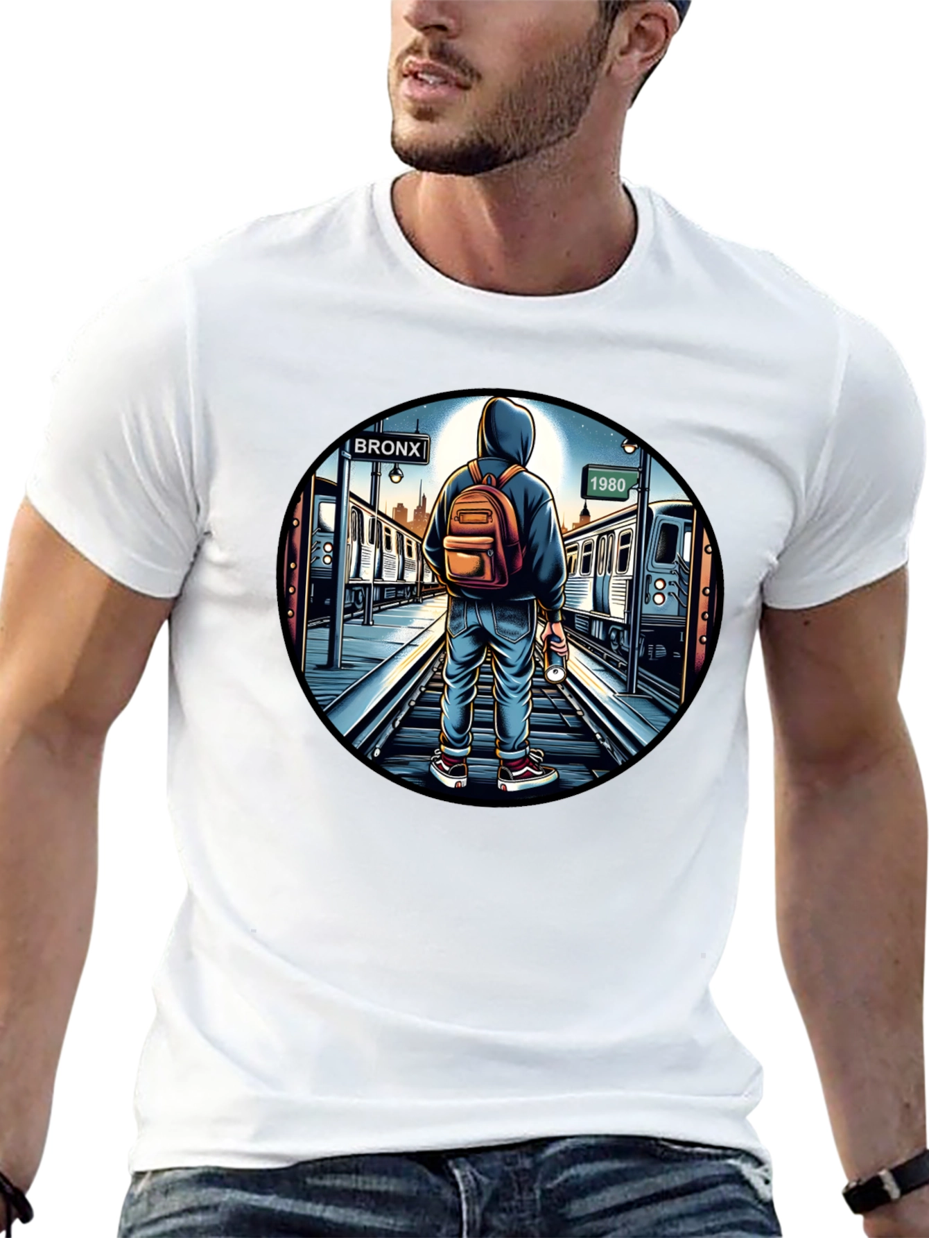 Bronx 1980s Subway Graphic Tee