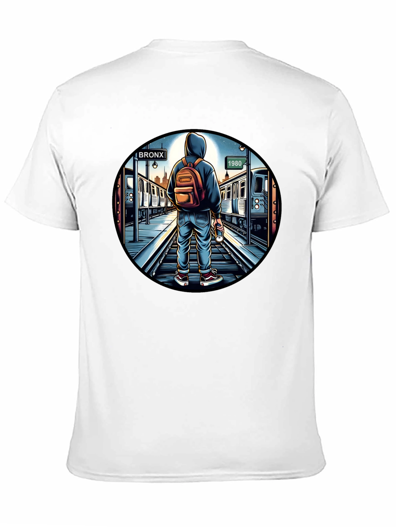 Bronx 1980s Subway Graphic Tee