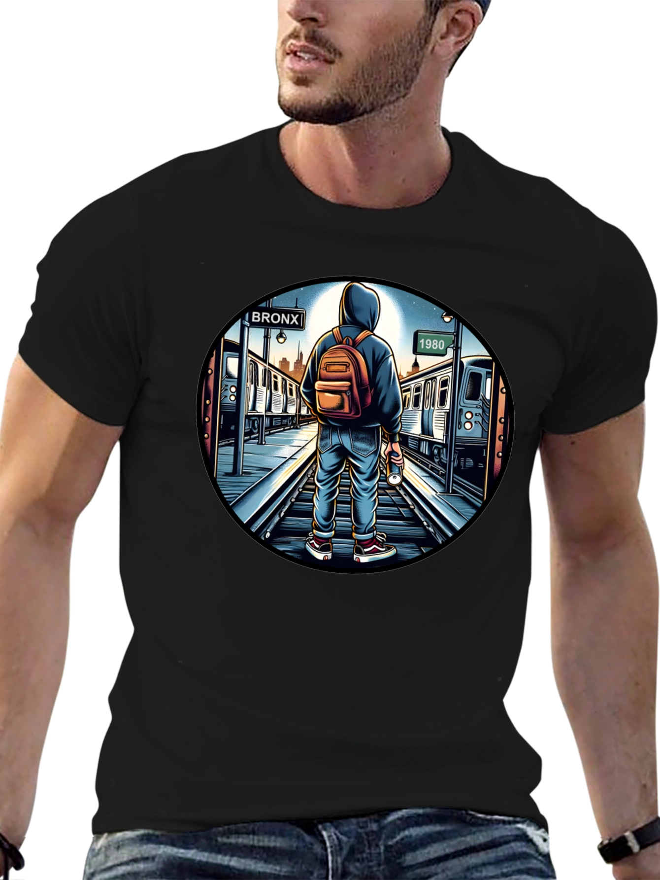 Bronx 1980s Subway Graphic Tee