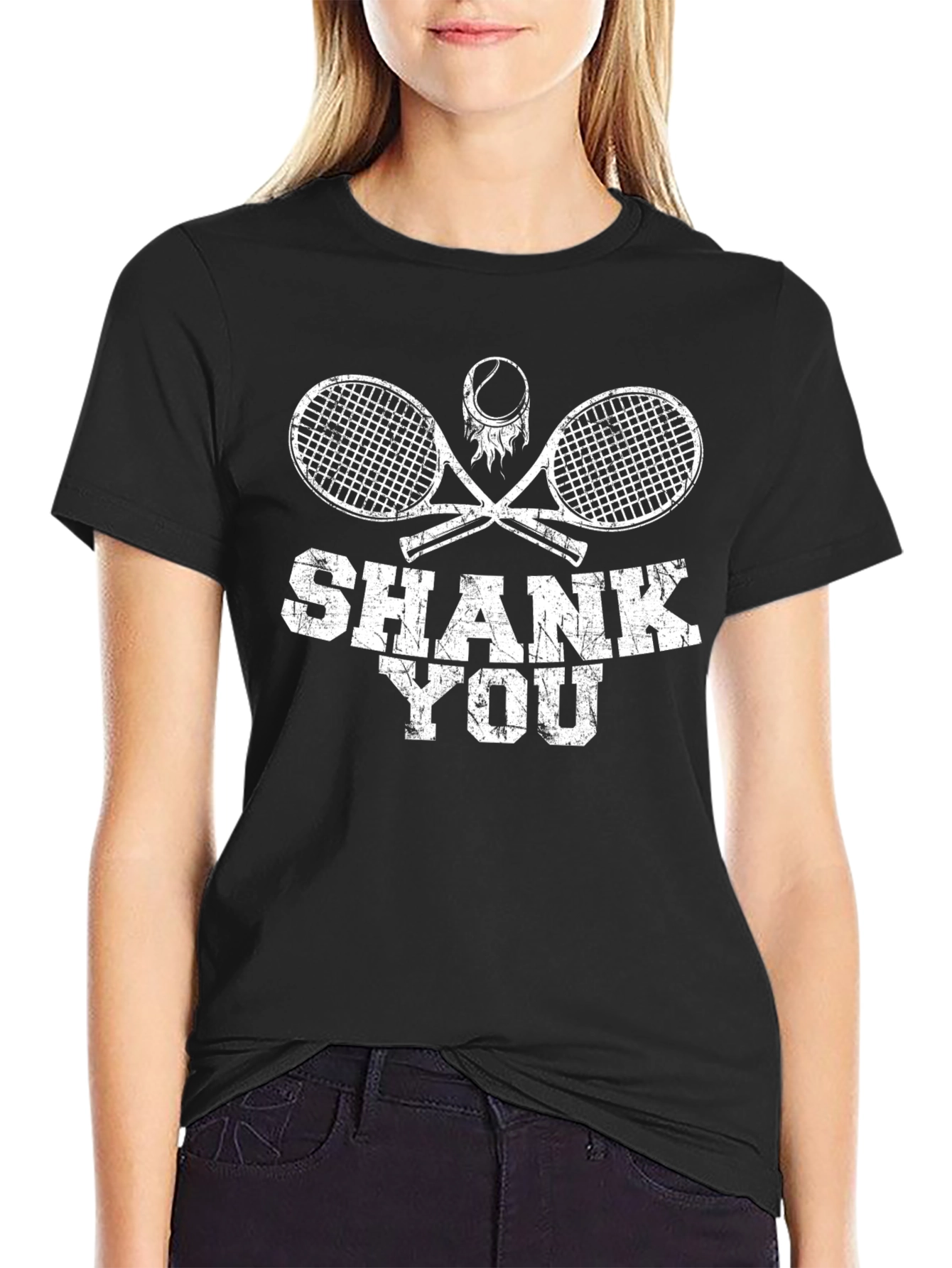 Shank You Tennis Graphic T-Shirt