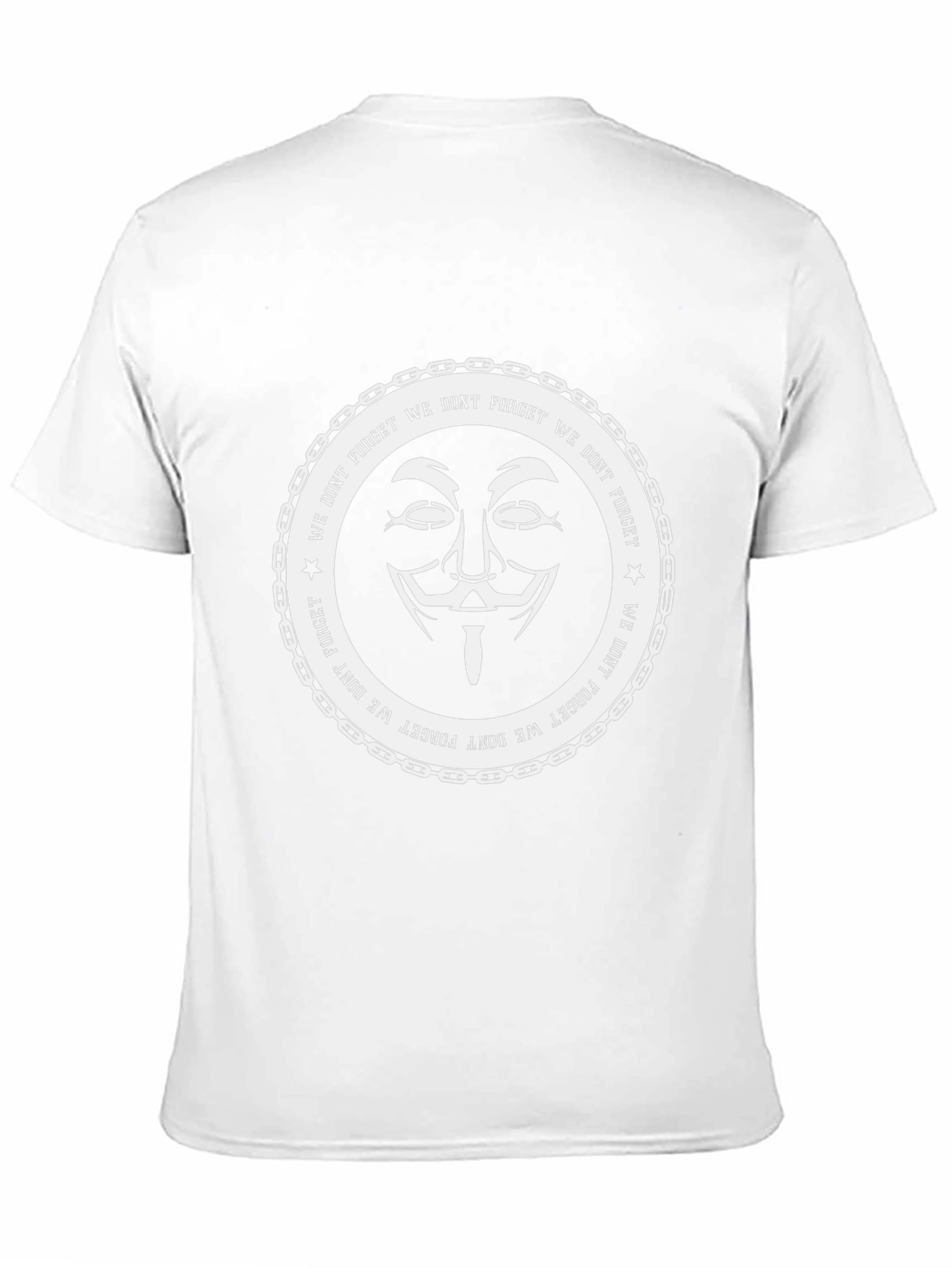 Anonymous We Dont Forget Graphic T-Shirt