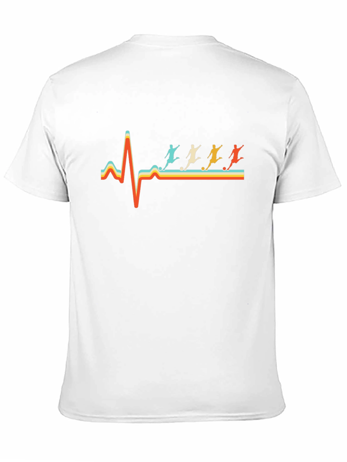 Soccer Heartbeat T-Shirt - Retro Graphic Tee