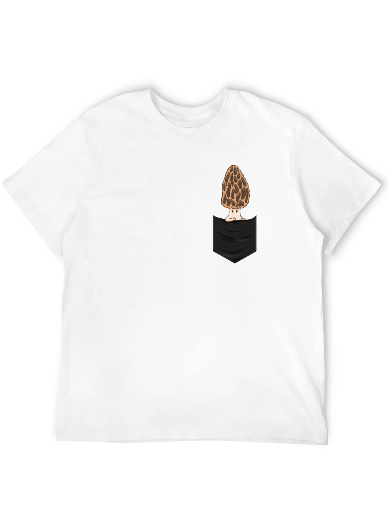 Mushroom Pocket T-Shirt - Unique Graphic Tee