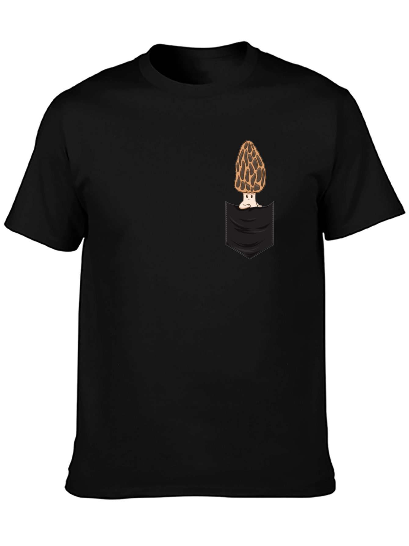 Mushroom Pocket T-Shirt - Unique Graphic Tee