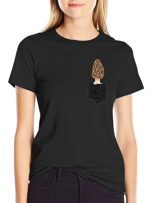 Mushroom Pocket T-Shirt - Unique Graphic Tee