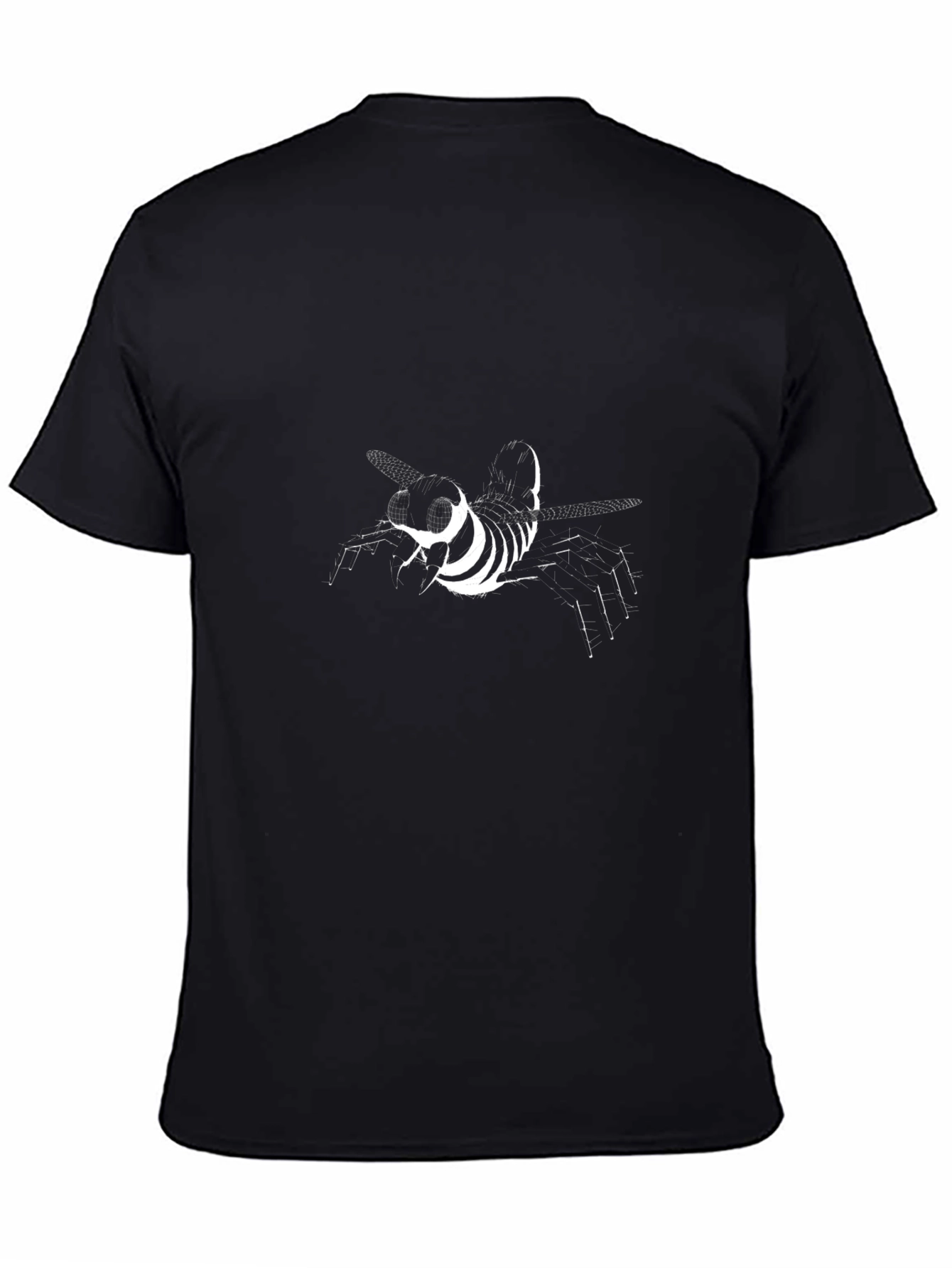 Modern Graphic Tee - Abstract Insect Design