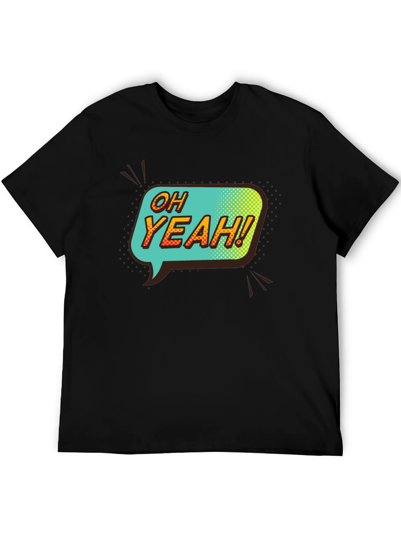 Oh Yeah! Graphic T-Shirt - Retro Pop Art Style