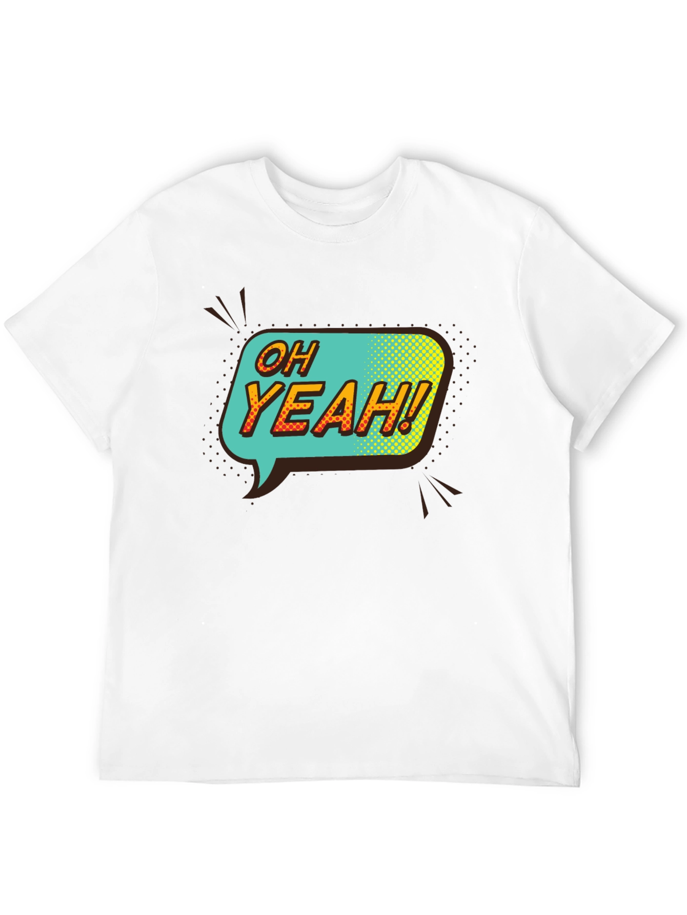 Oh Yeah! Graphic T-Shirt - Retro Pop Art Style